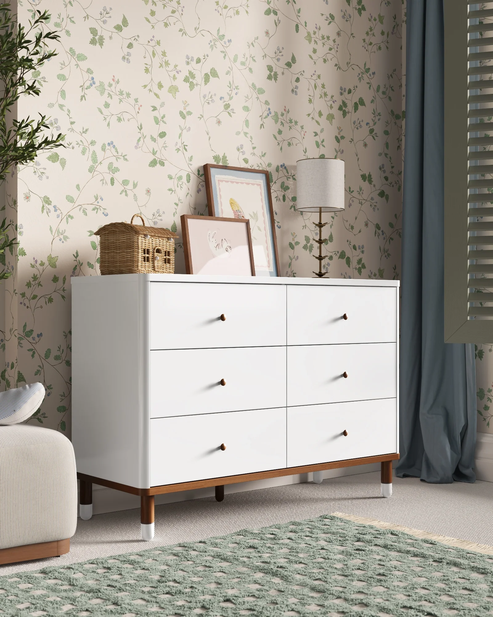 The Cloud 6 Drawer Assembled Dresser - Image 6