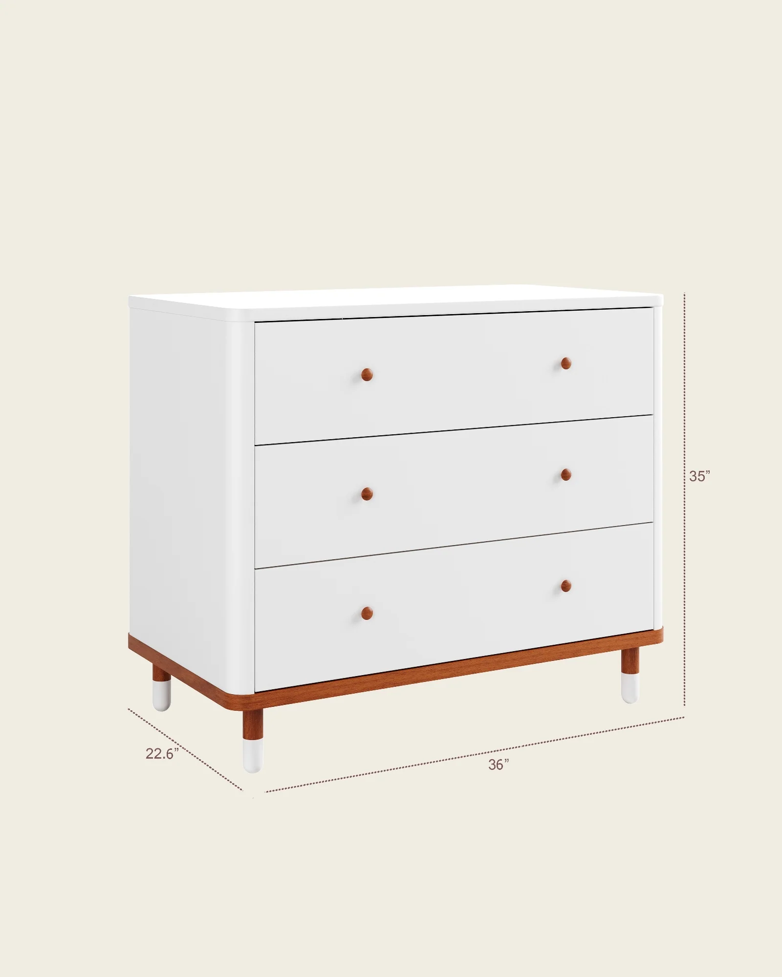 The Cloud 3 Drawer Assembled Dresser - Image 11