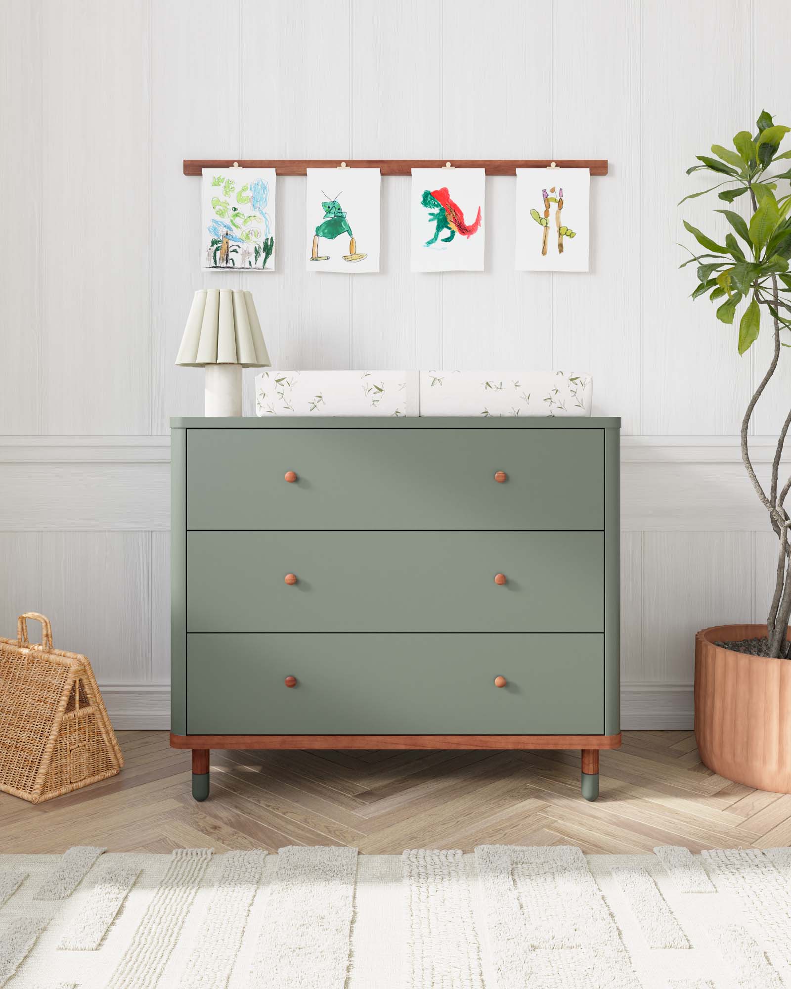 The Cloud 3 Drawer Assembled Dresser - Image 8