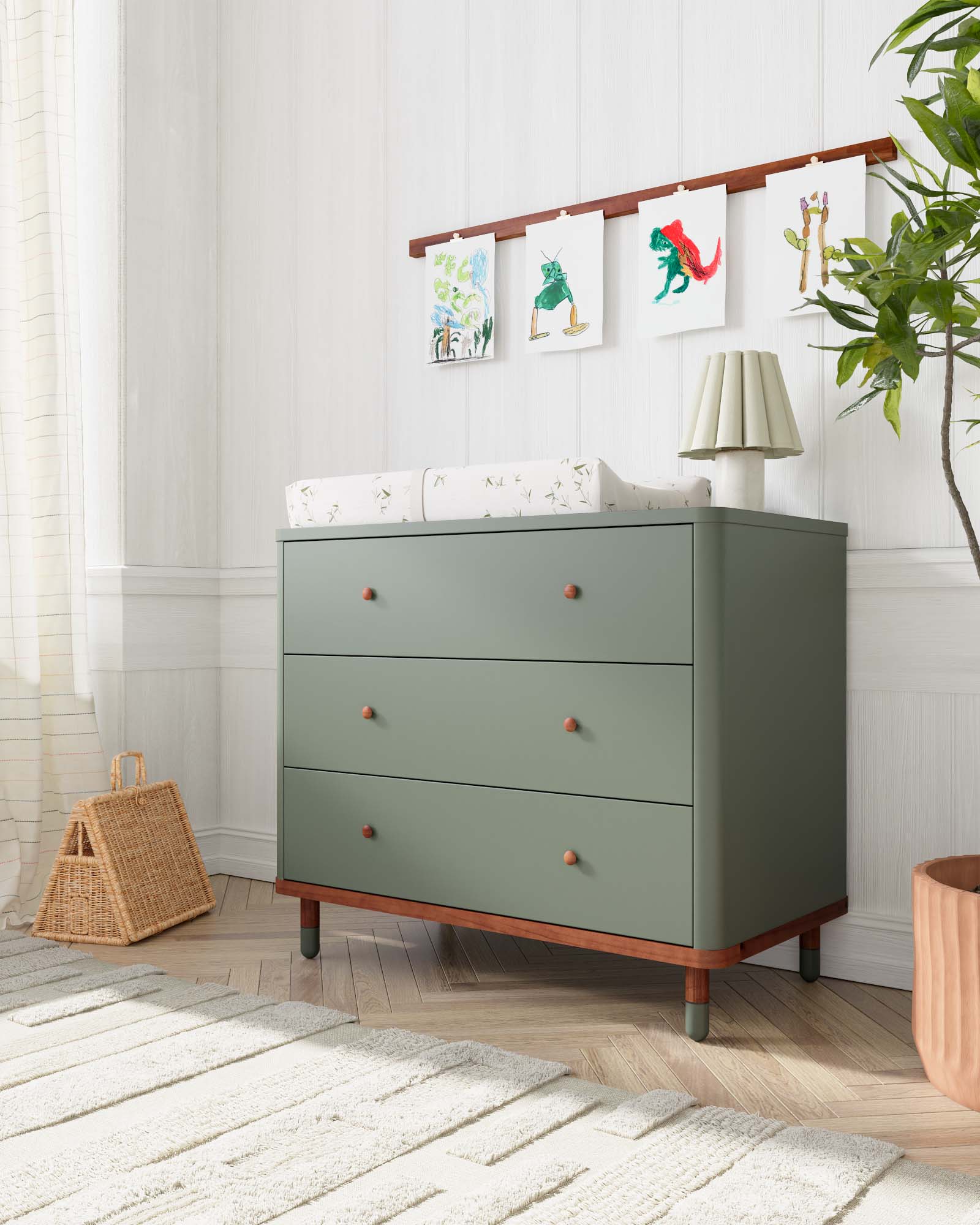 The Cloud 3 Drawer Assembled Dresser - Image 9
