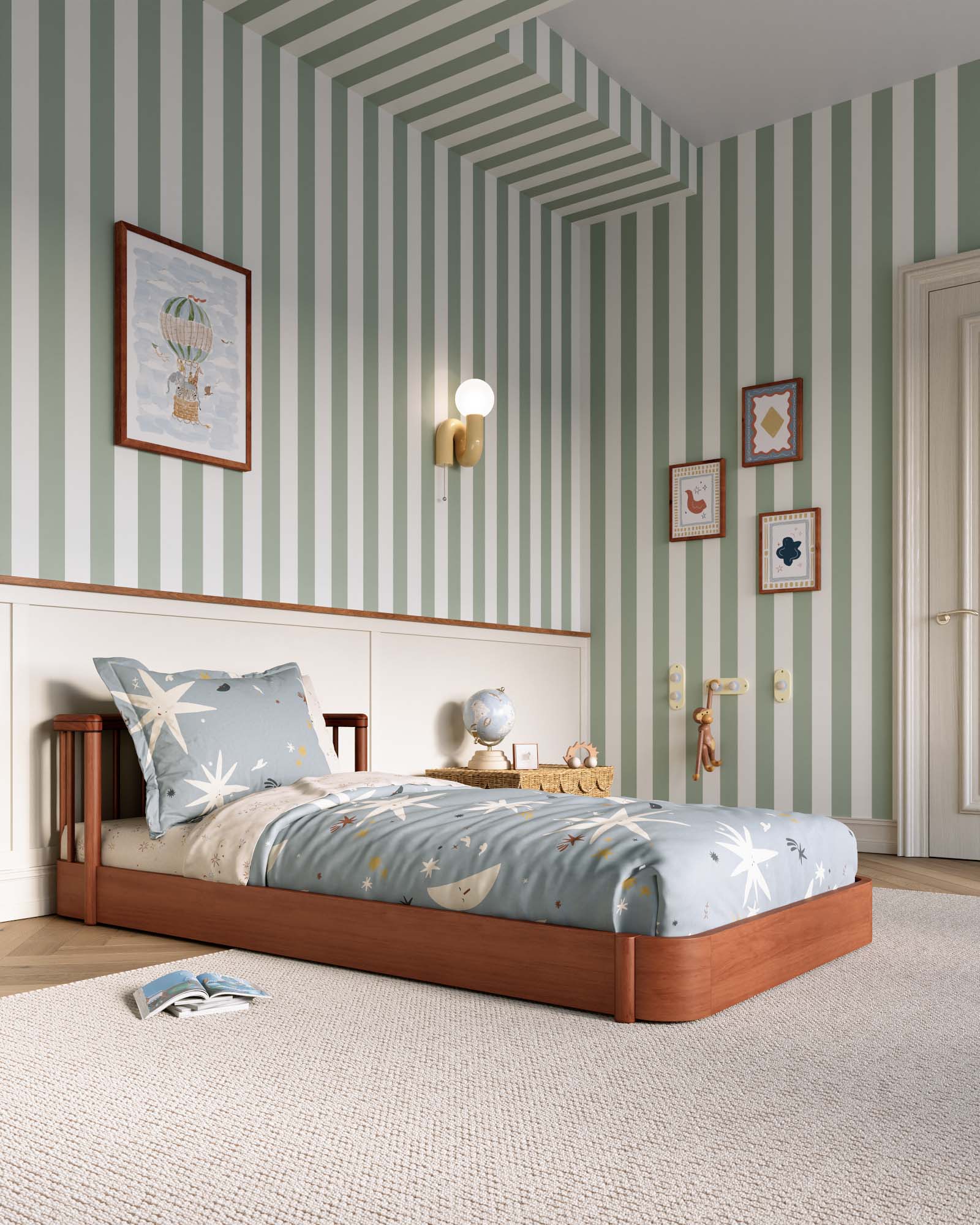The Cloud Kids Bed | Convertible Montessori Floor Bed to Twin - Image 3