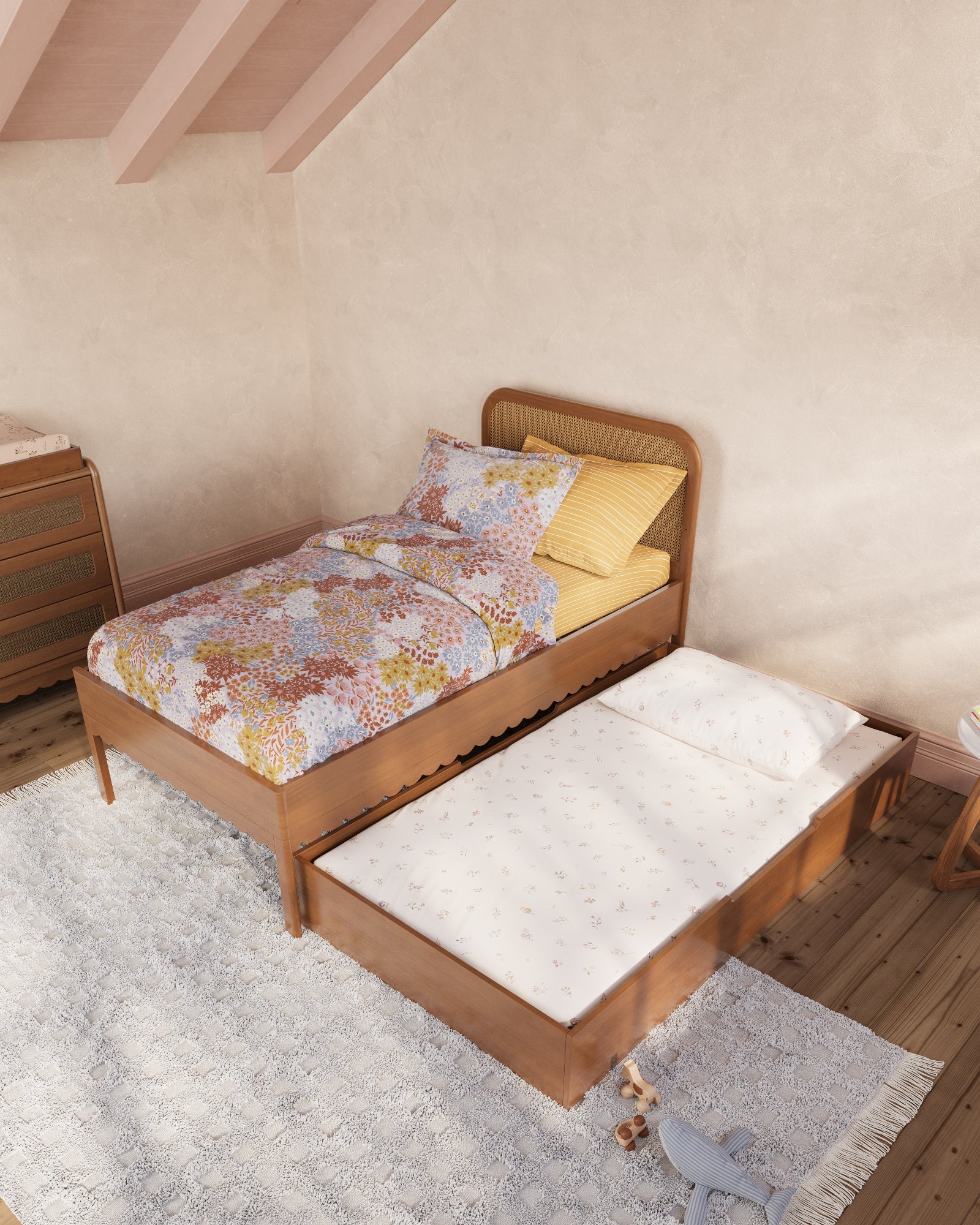 The Cove Kids Bed | Convertible Montessori Floor Bed to Twin - Image 19