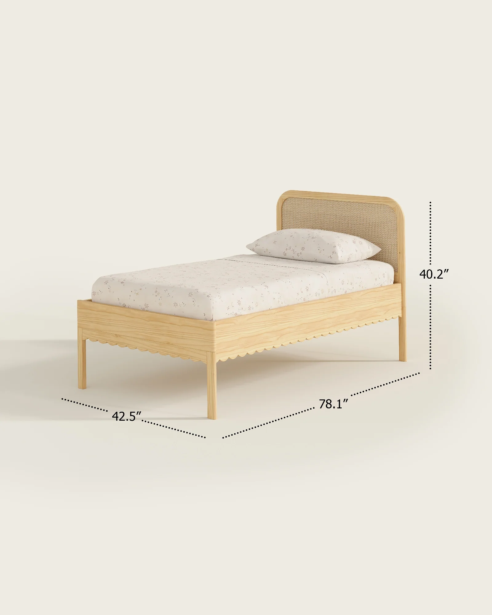 The Cove Kids Bed | Convertible Montessori Floor Bed to Twin - Image 9