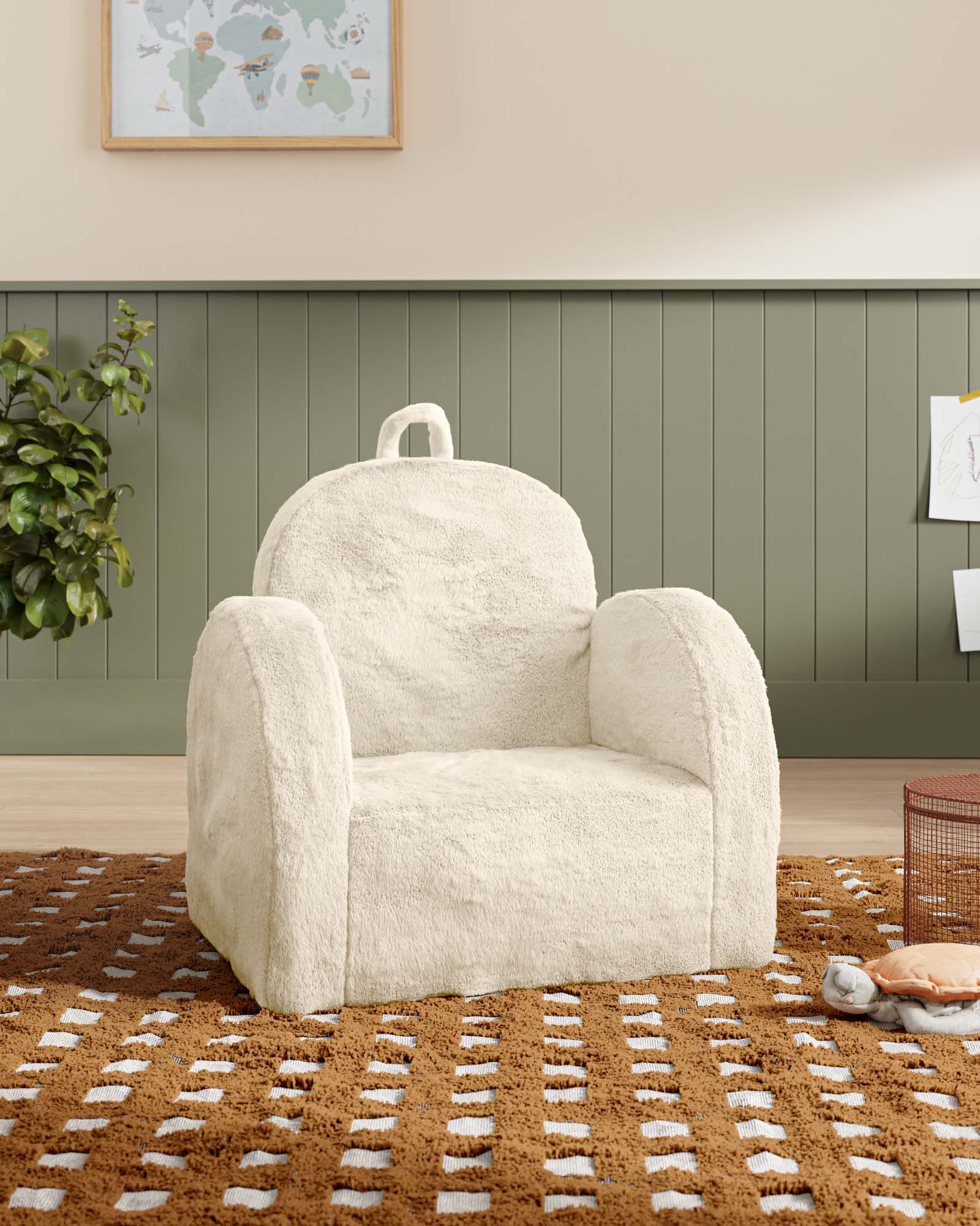 The Hop Mini Chair in Faux Fur - Image 8