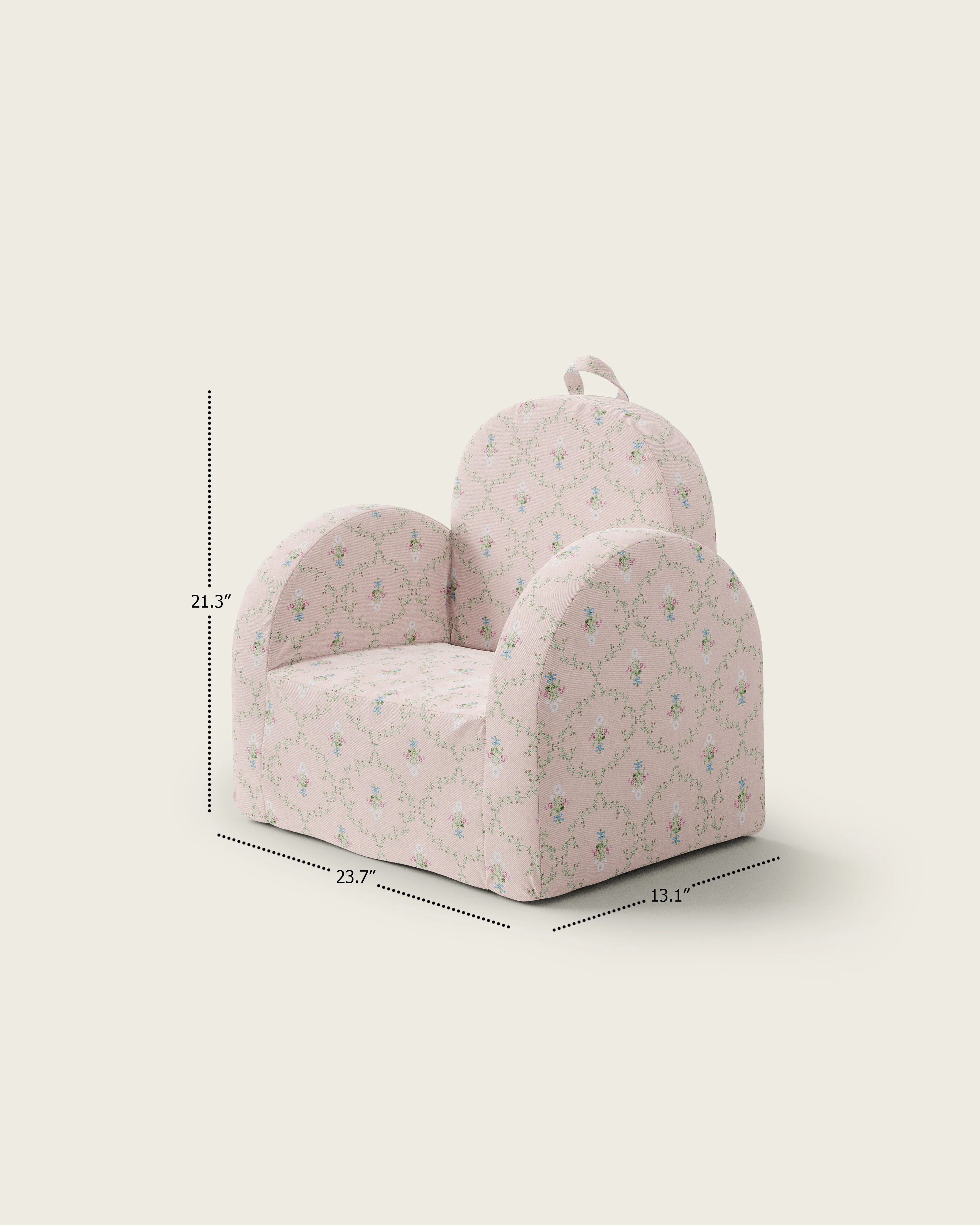 The Hop Mini Chair in Pink Trellis | Nestig x Hill House Home - Image 4