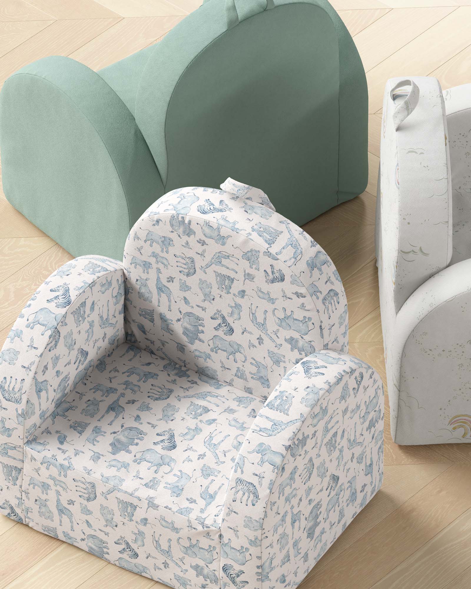 The Hop Mini Chair in Twill - Image 34