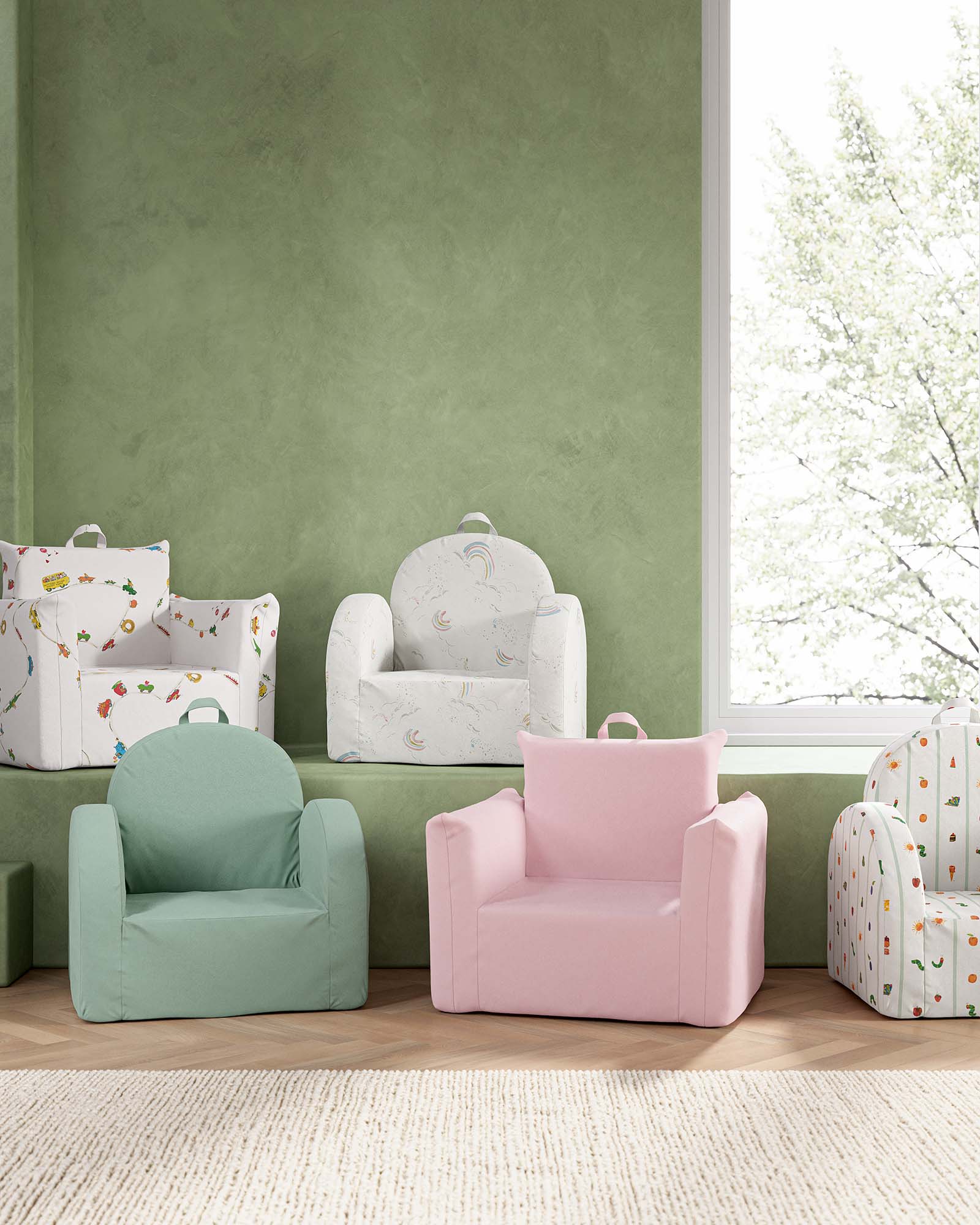 The Hop Mini Chair in Twill - Image 38