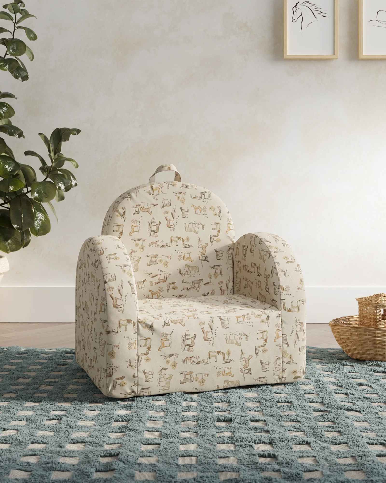 The Hop Mini Chair in Twill - Image 56