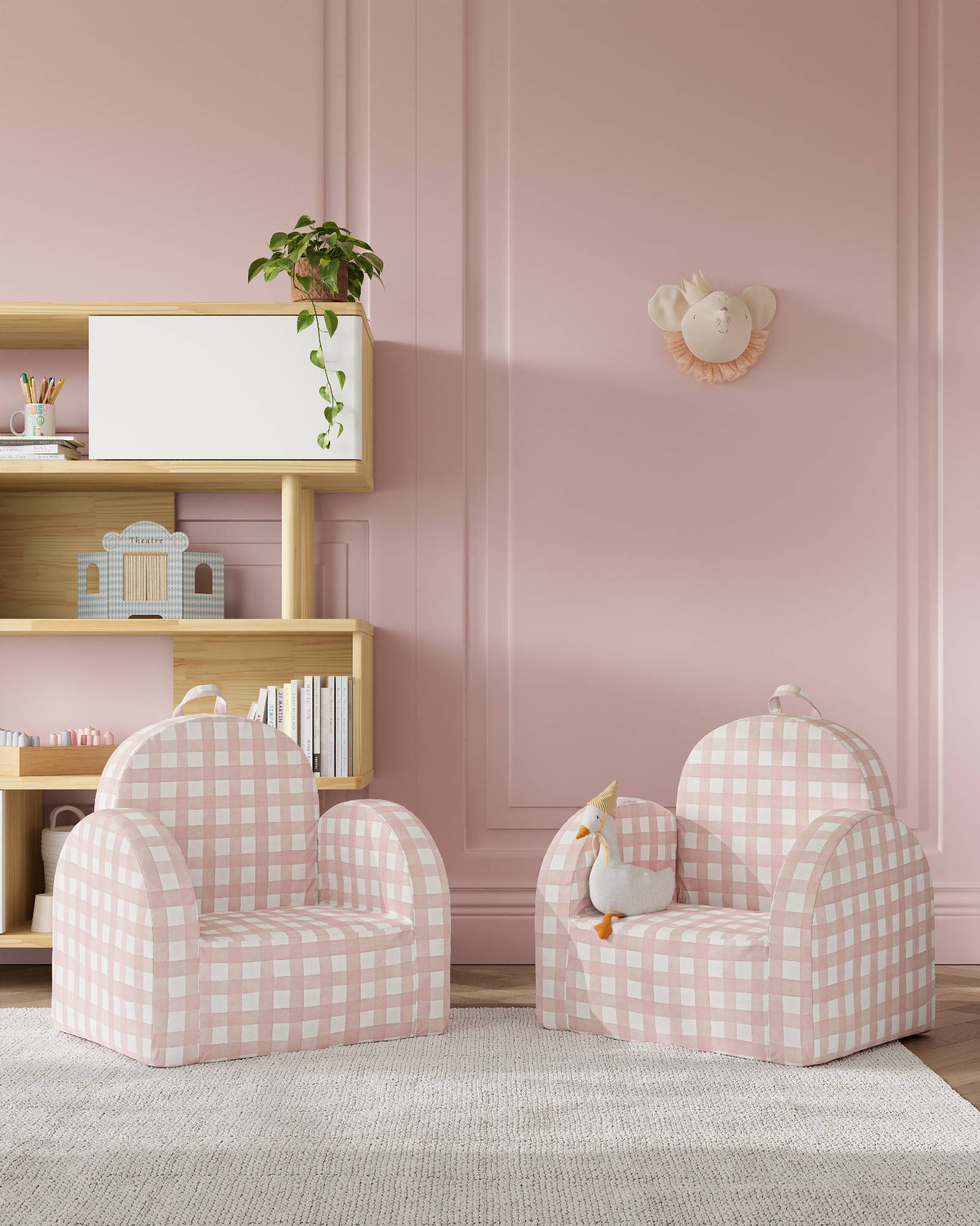 The Hop Mini Chair in Twill - Image 60