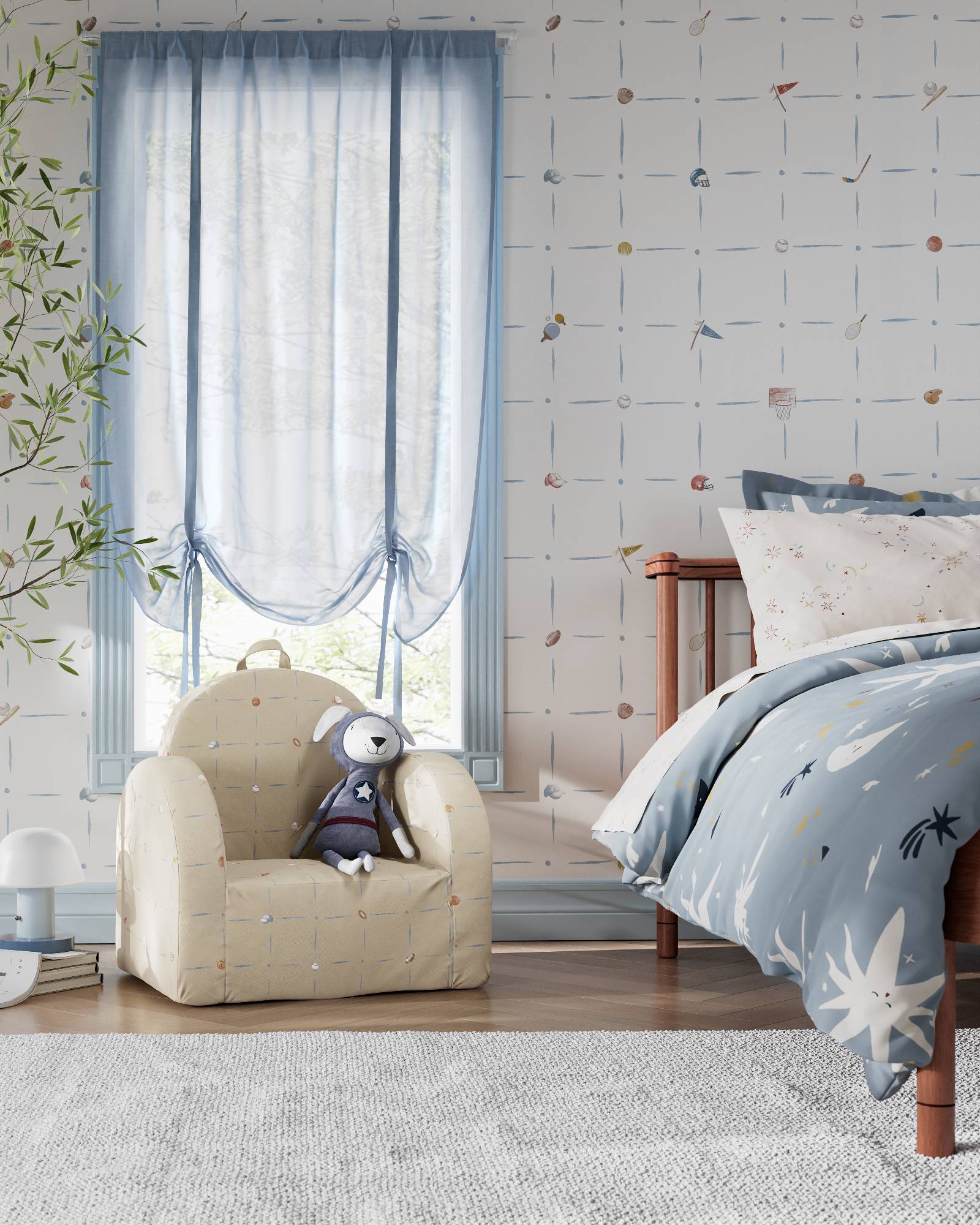 The Hop Mini Chair in Twill - Image 63
