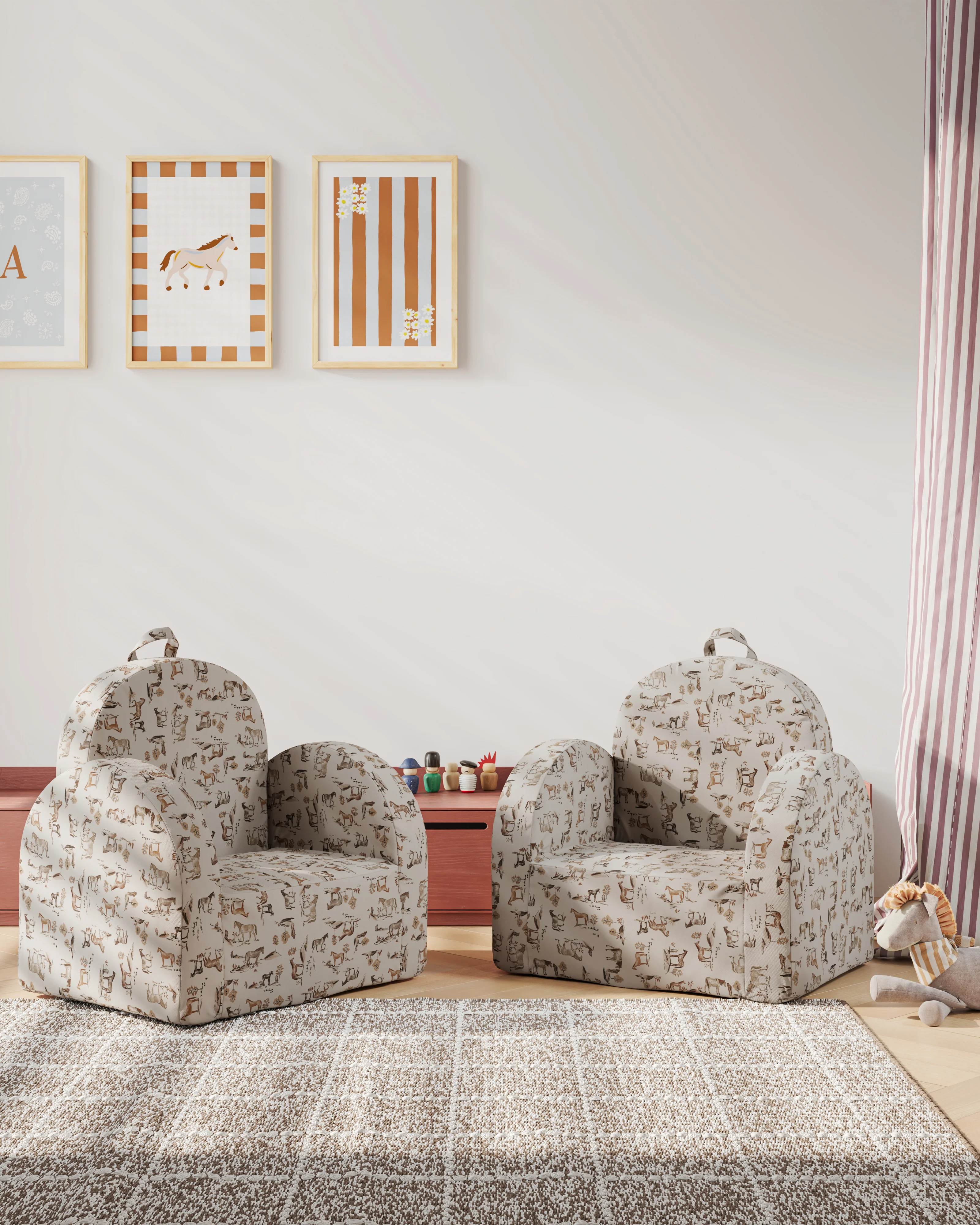 The Hop Mini Chair in Twill - Image 87