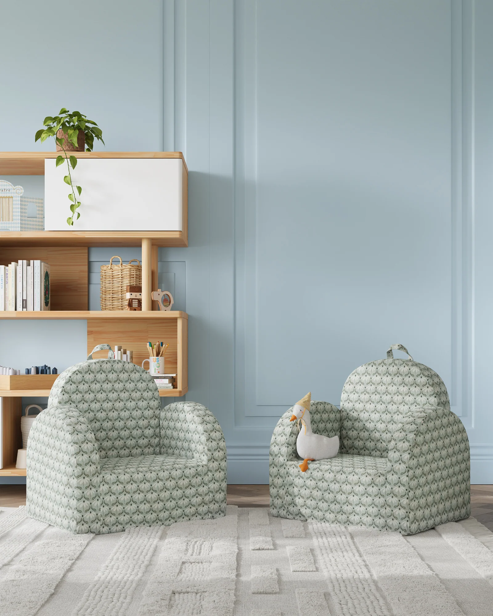 The Hop Mini Chair in Twill - Image 90