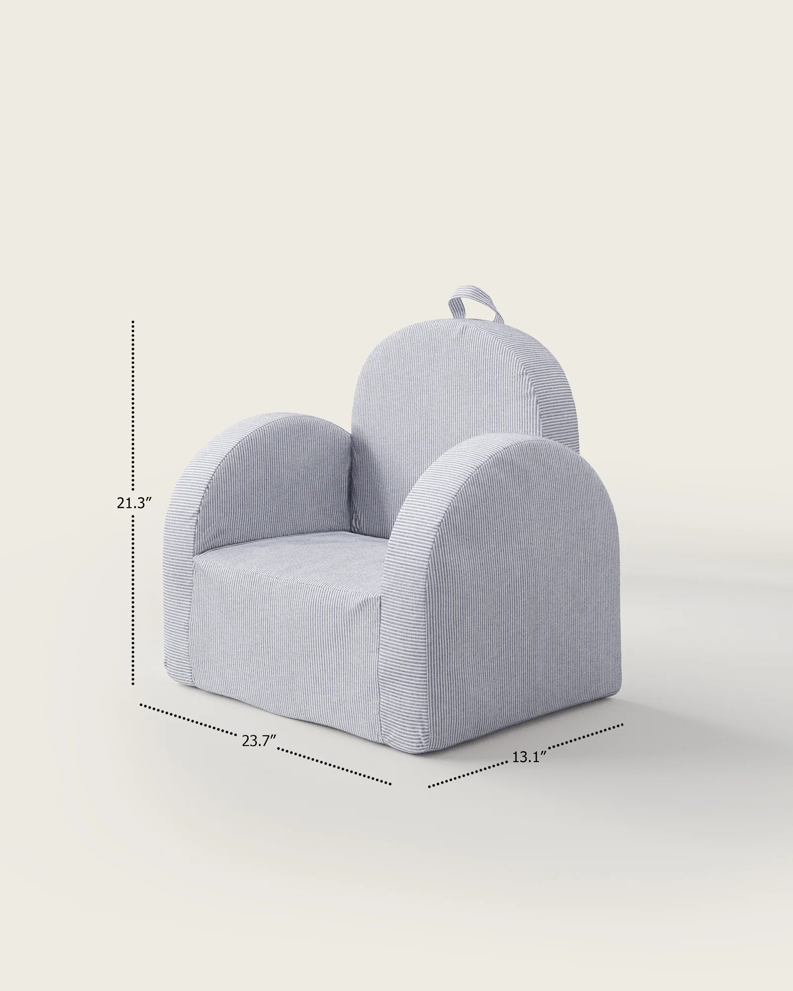 The Hop Mini Chair in Yarn-Dyed Fabric - Image 3