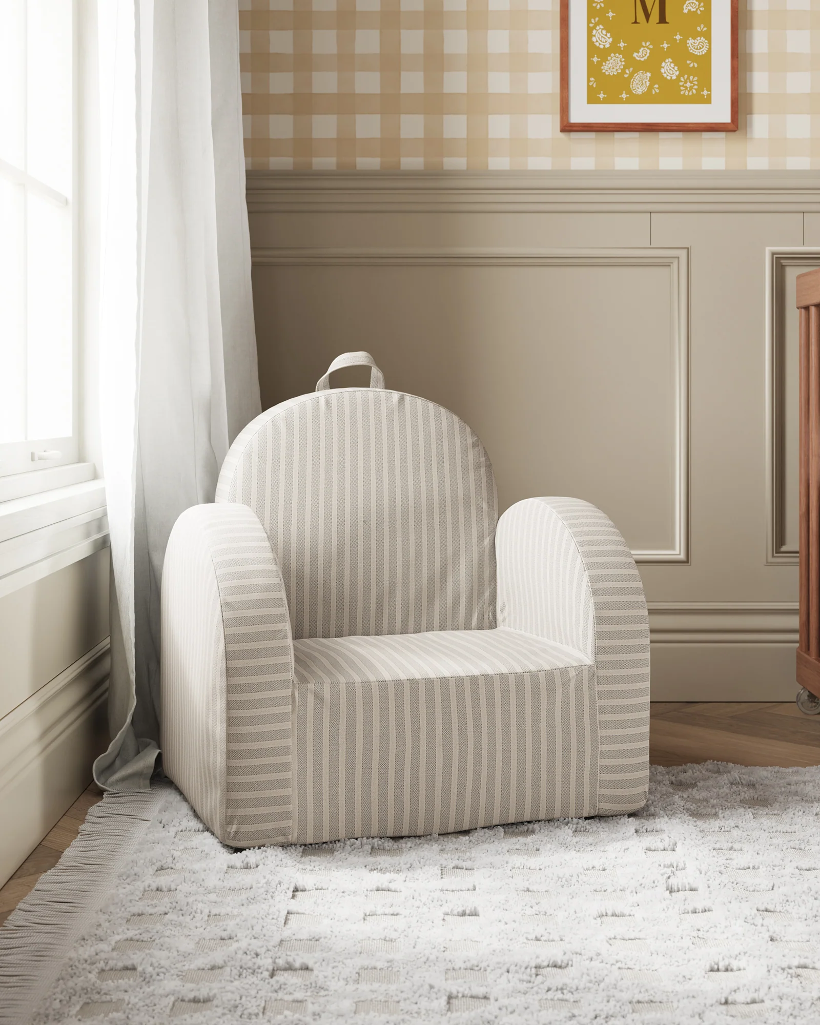 The Hop Mini Chair in Yarn-Dyed Fabric - Image 5
