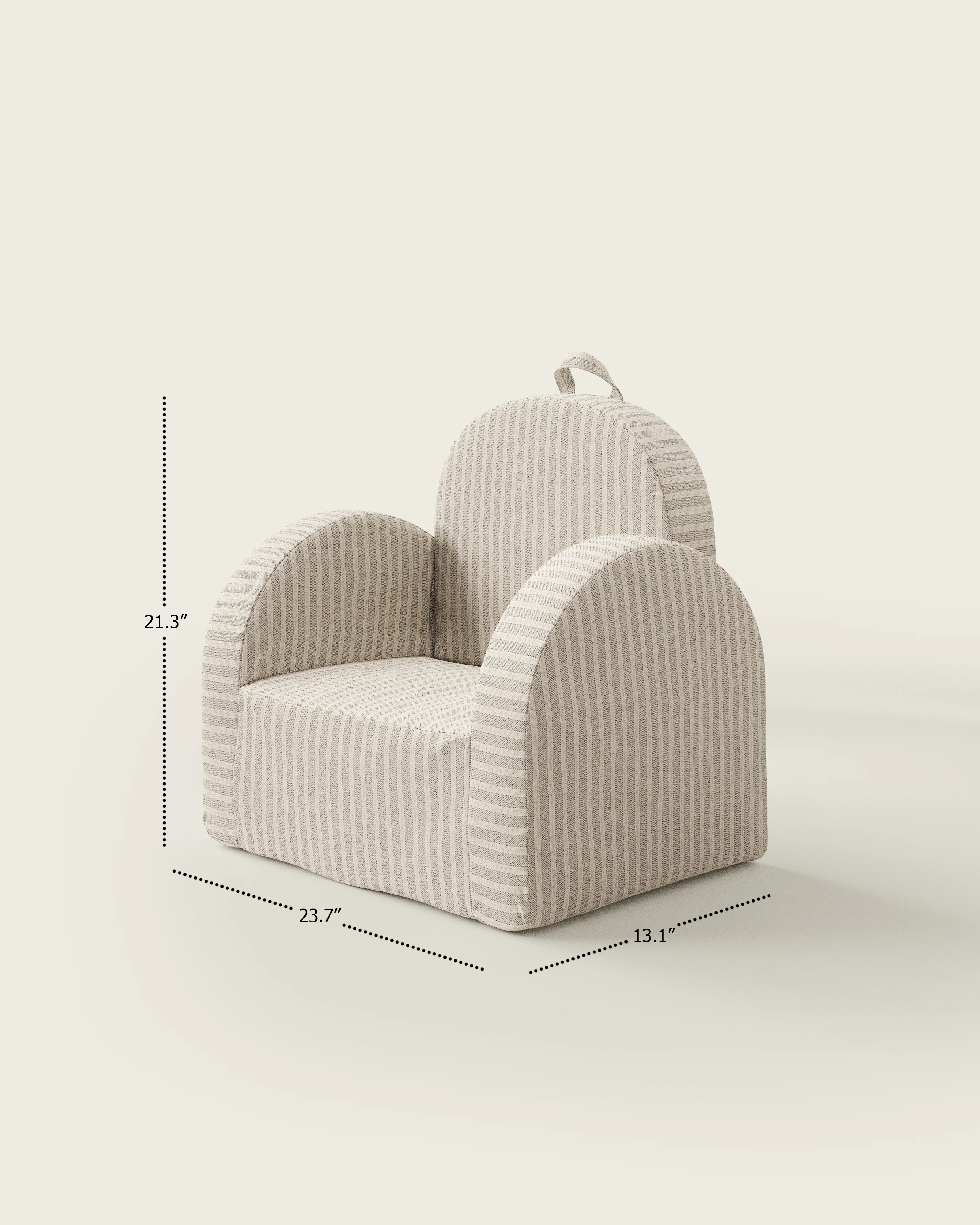 The Hop Mini Chair in Yarn-Dyed Fabric - Image 7
