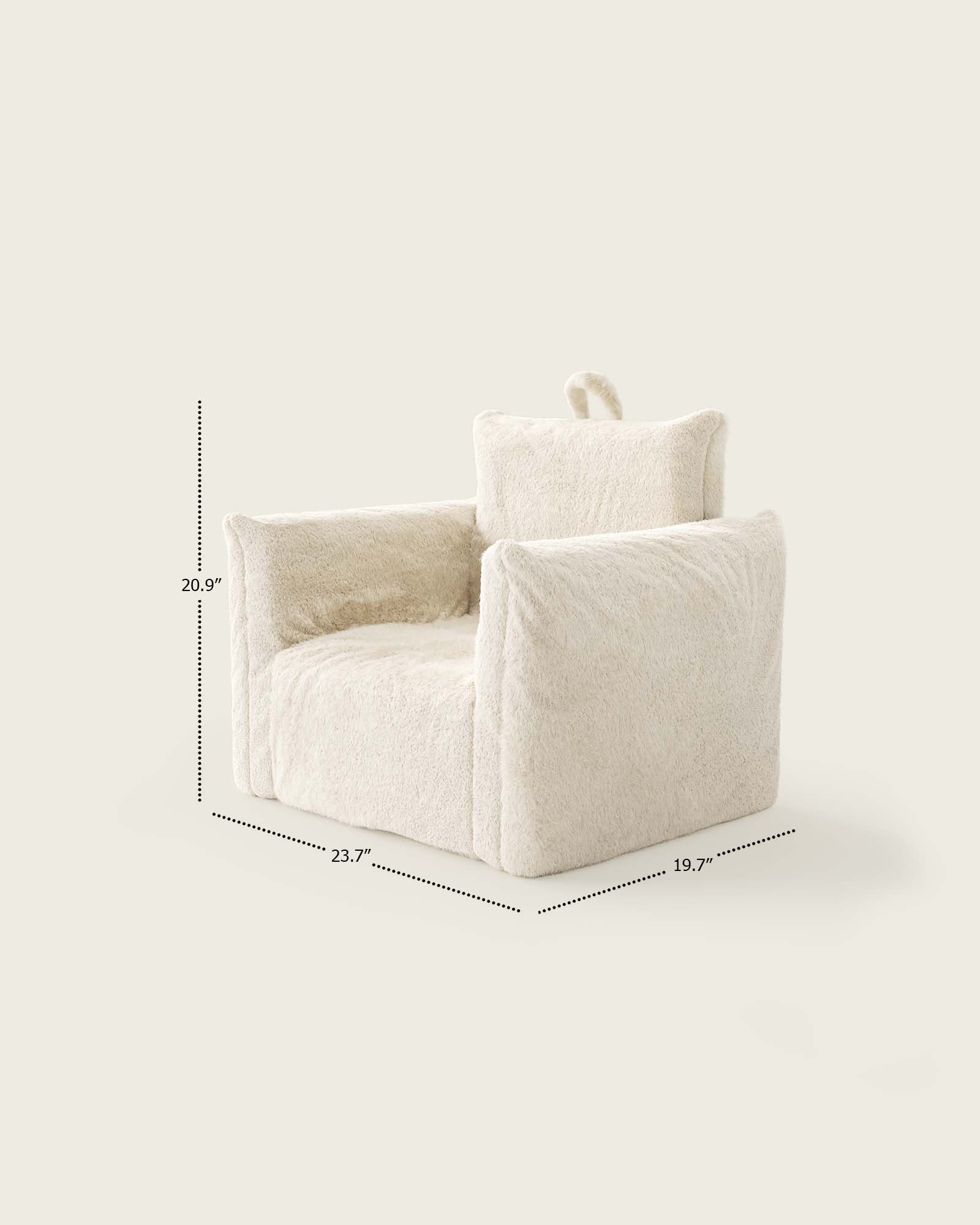 The Hug Mini Chair in Faux Fur - Image 5