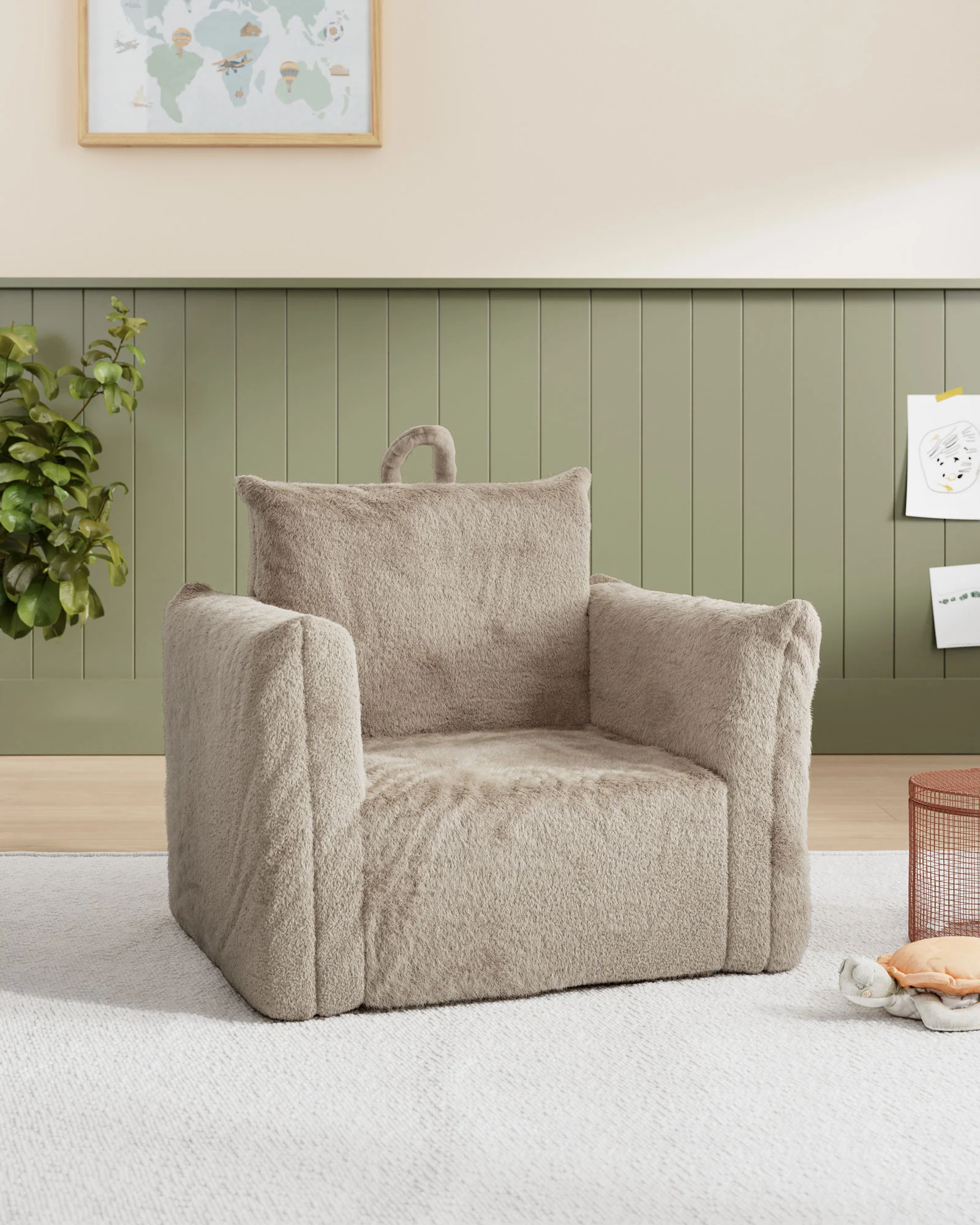 The Hug Mini Chair in Faux Fur - Image 6