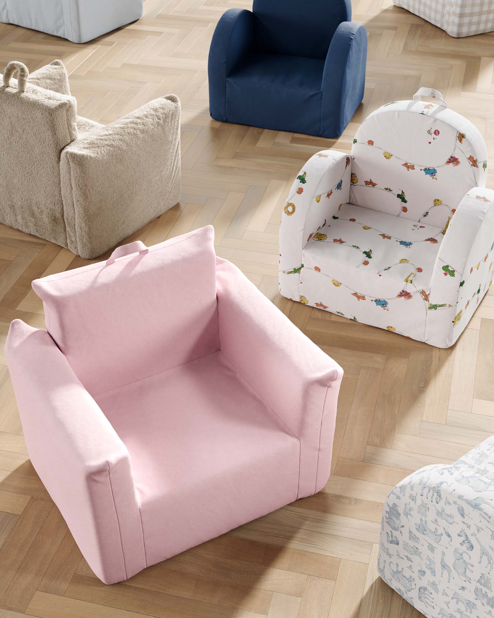 The Hug Mini Chair in Twill - Image 36