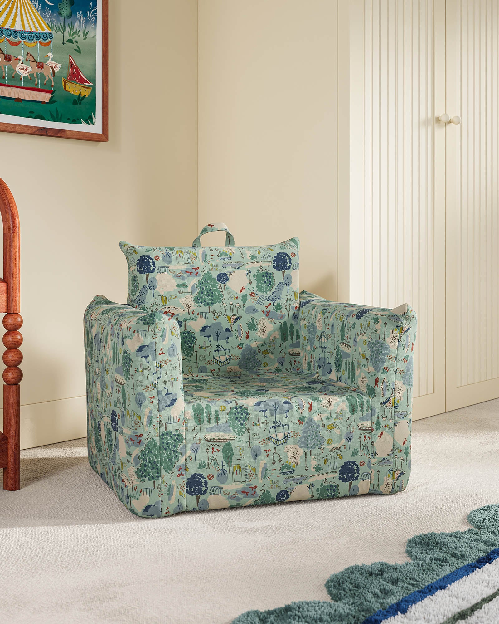 The Hug Mini Chair in Twill - Image 58