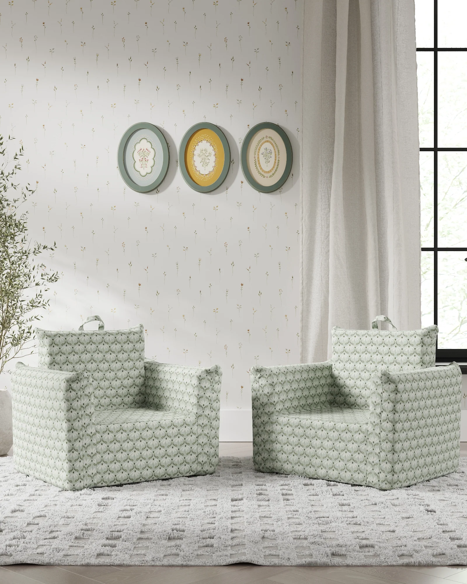 The Hug Mini Chair in Twill - Image 73