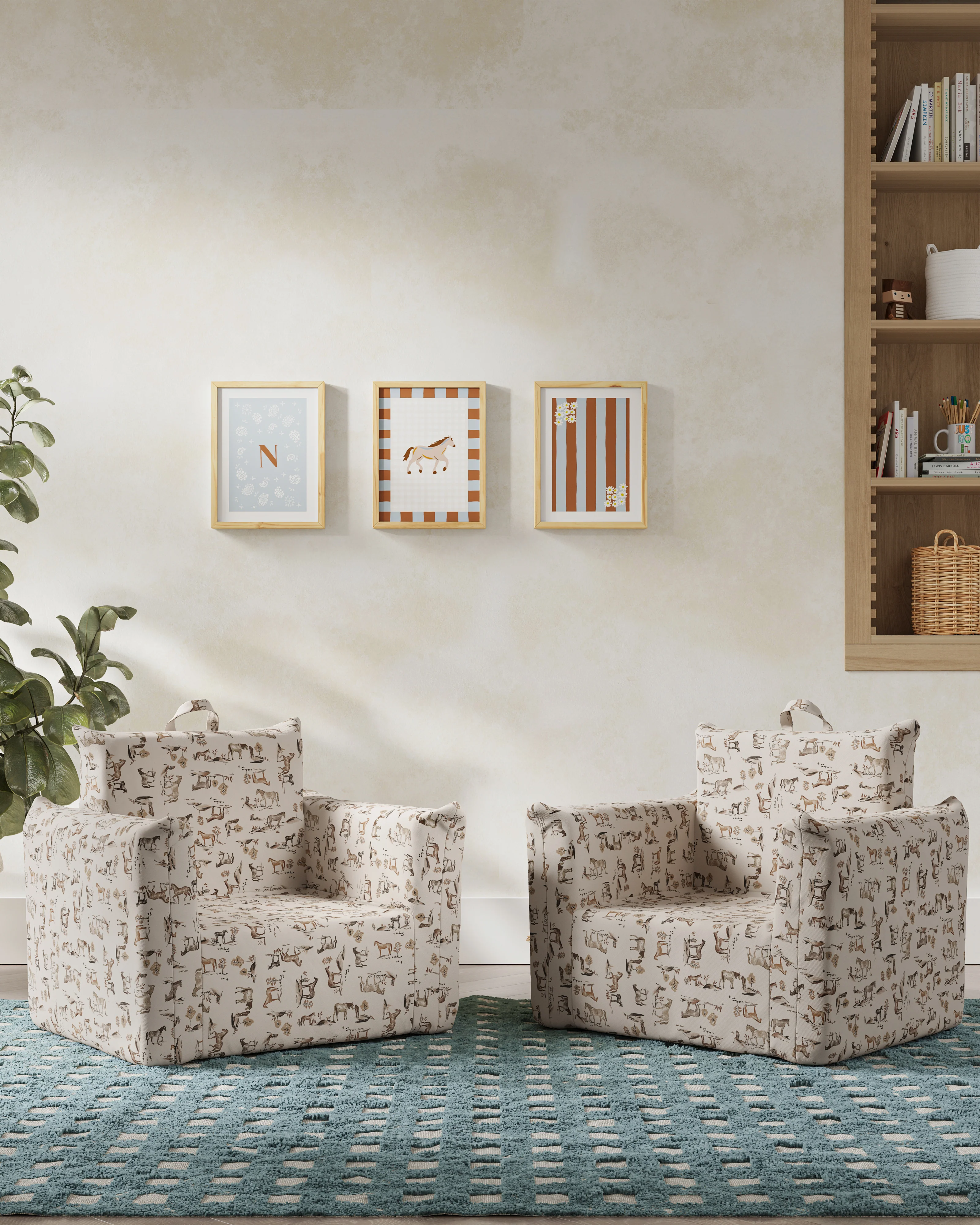 The Hug Mini Chair in Twill - Image 85