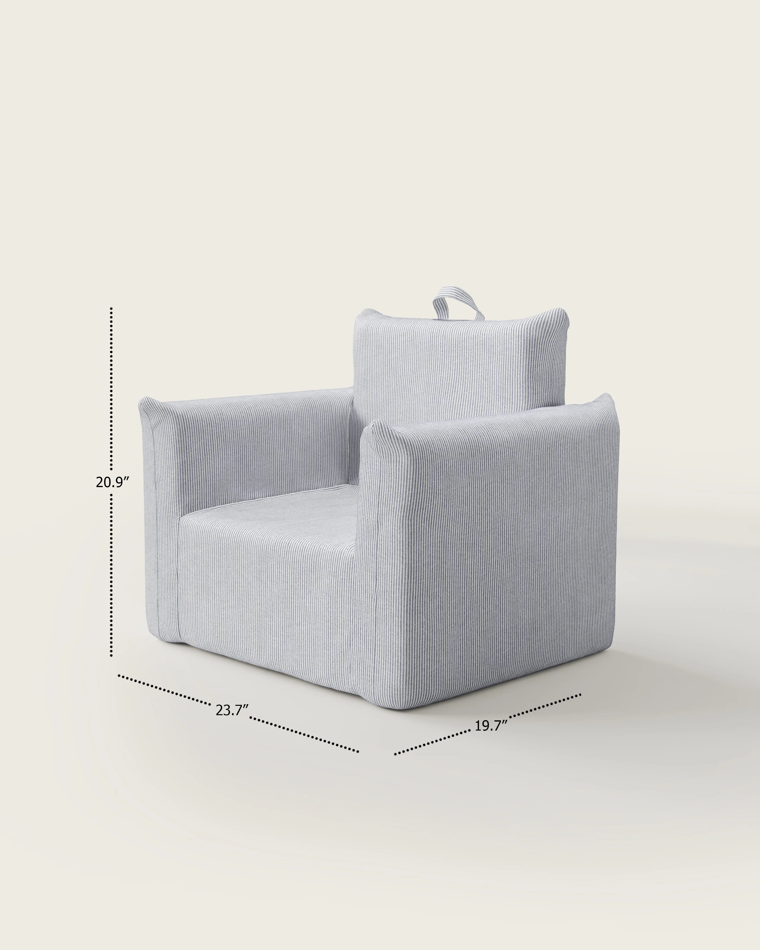The Hug Mini Chair in Yarn-Dyed Fabric - Image 6