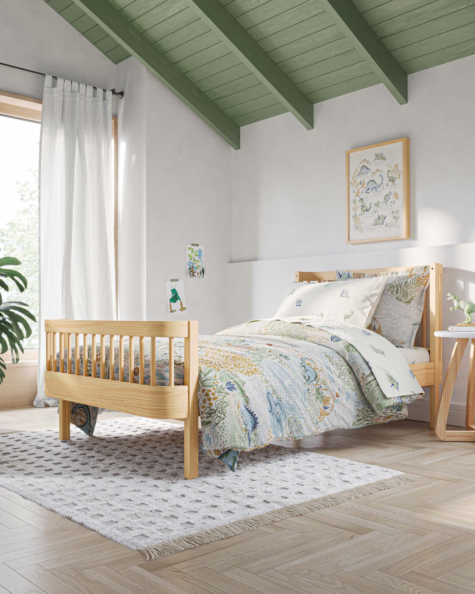 The Wave Kids Bed | Convertible Montessori Floor Bed to Twin - Image 10