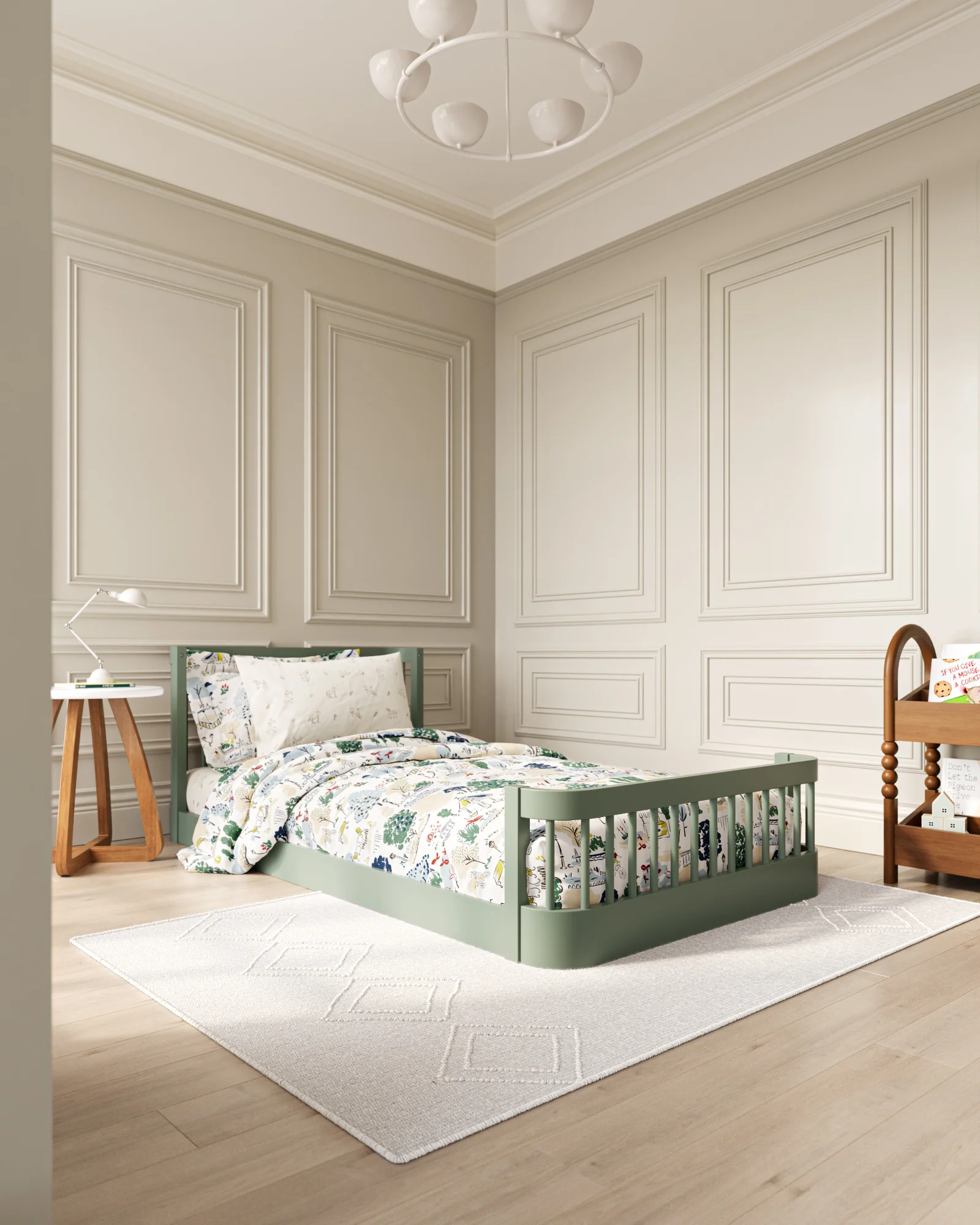 The Wave Kids Bed | Convertible Montessori Floor Bed to Twin - Image 14