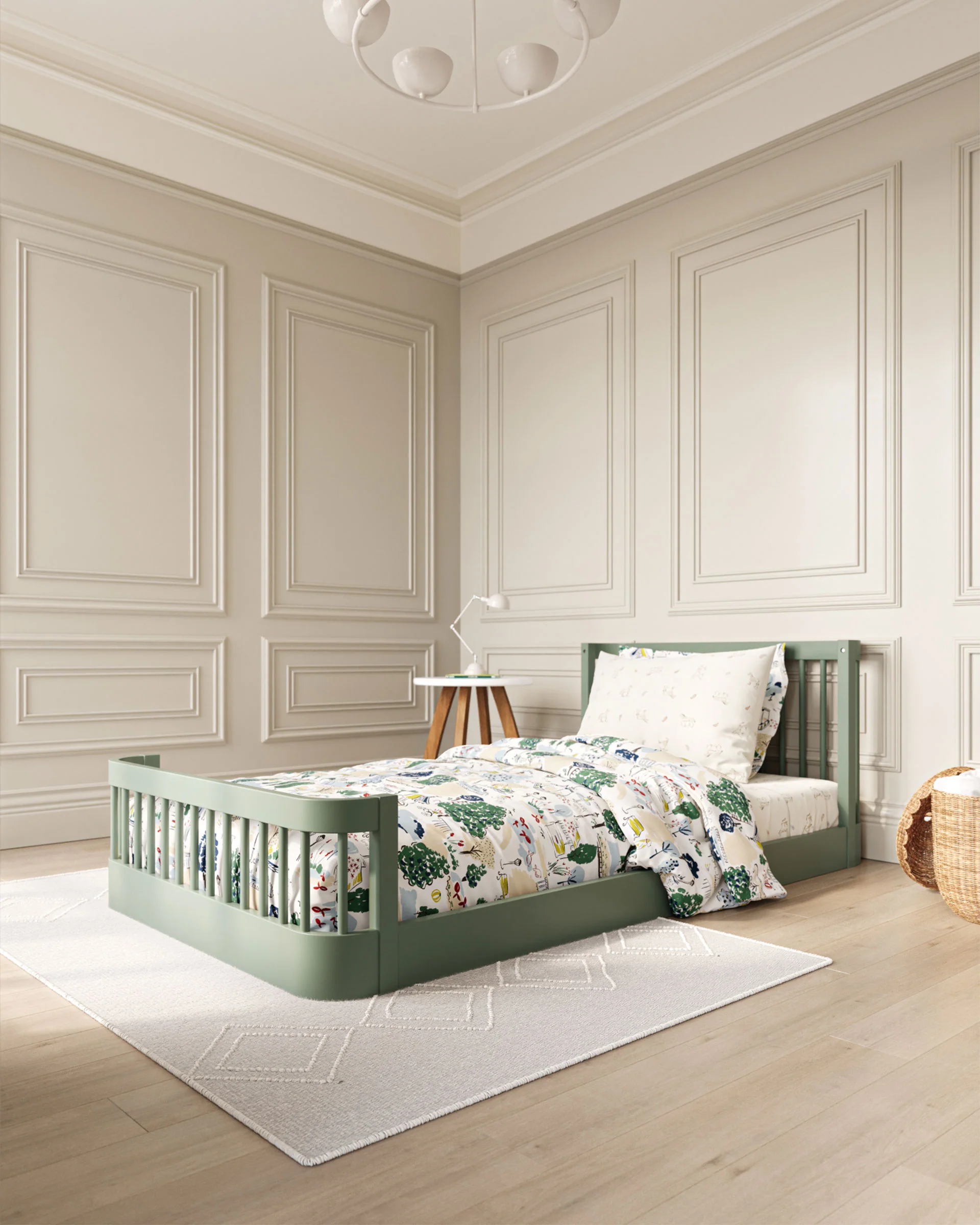 The Wave Kids Bed | Convertible Montessori Floor Bed to Twin - Image 20