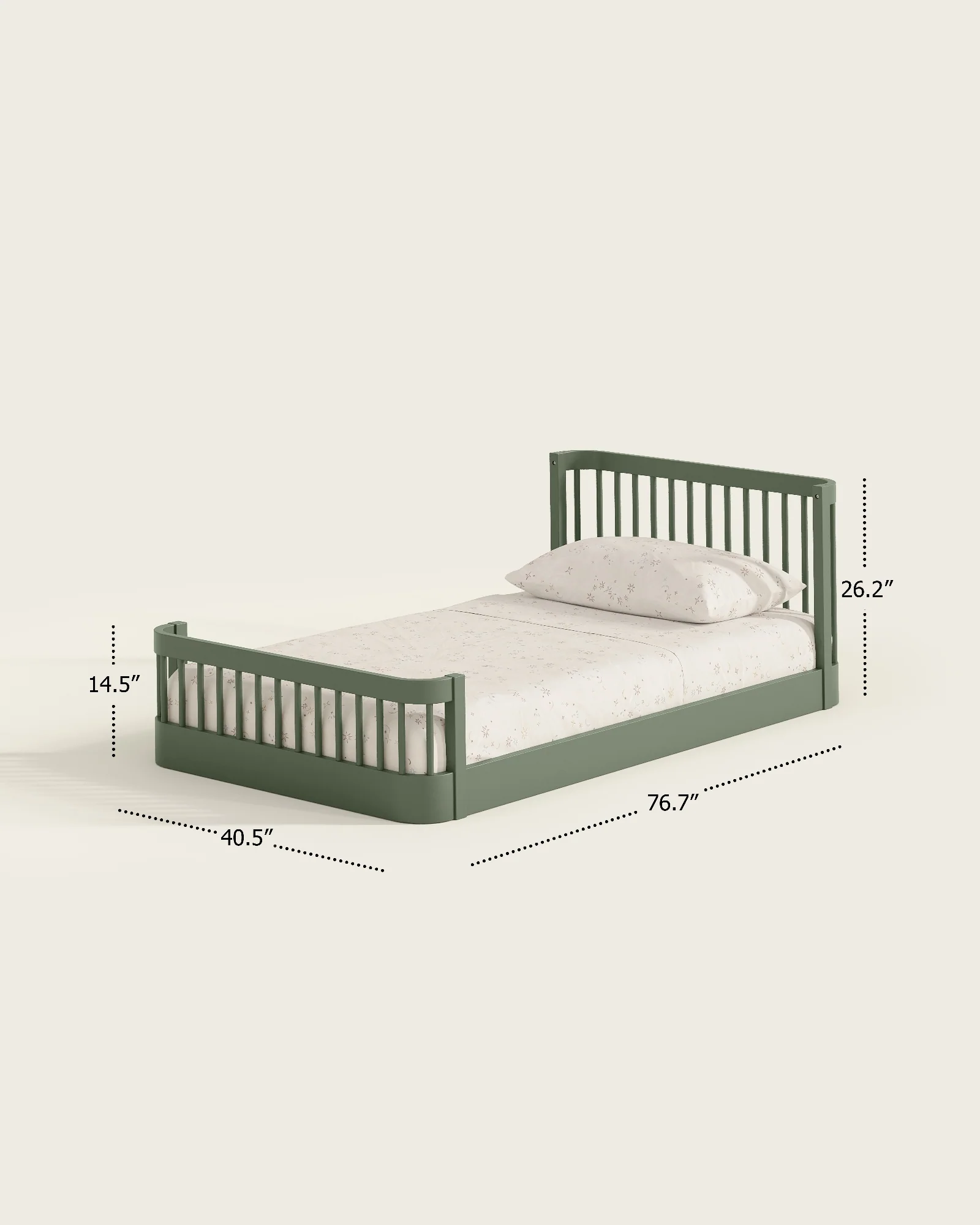 The Wave Kids Bed | Convertible Montessori Floor Bed to Twin - Image 21