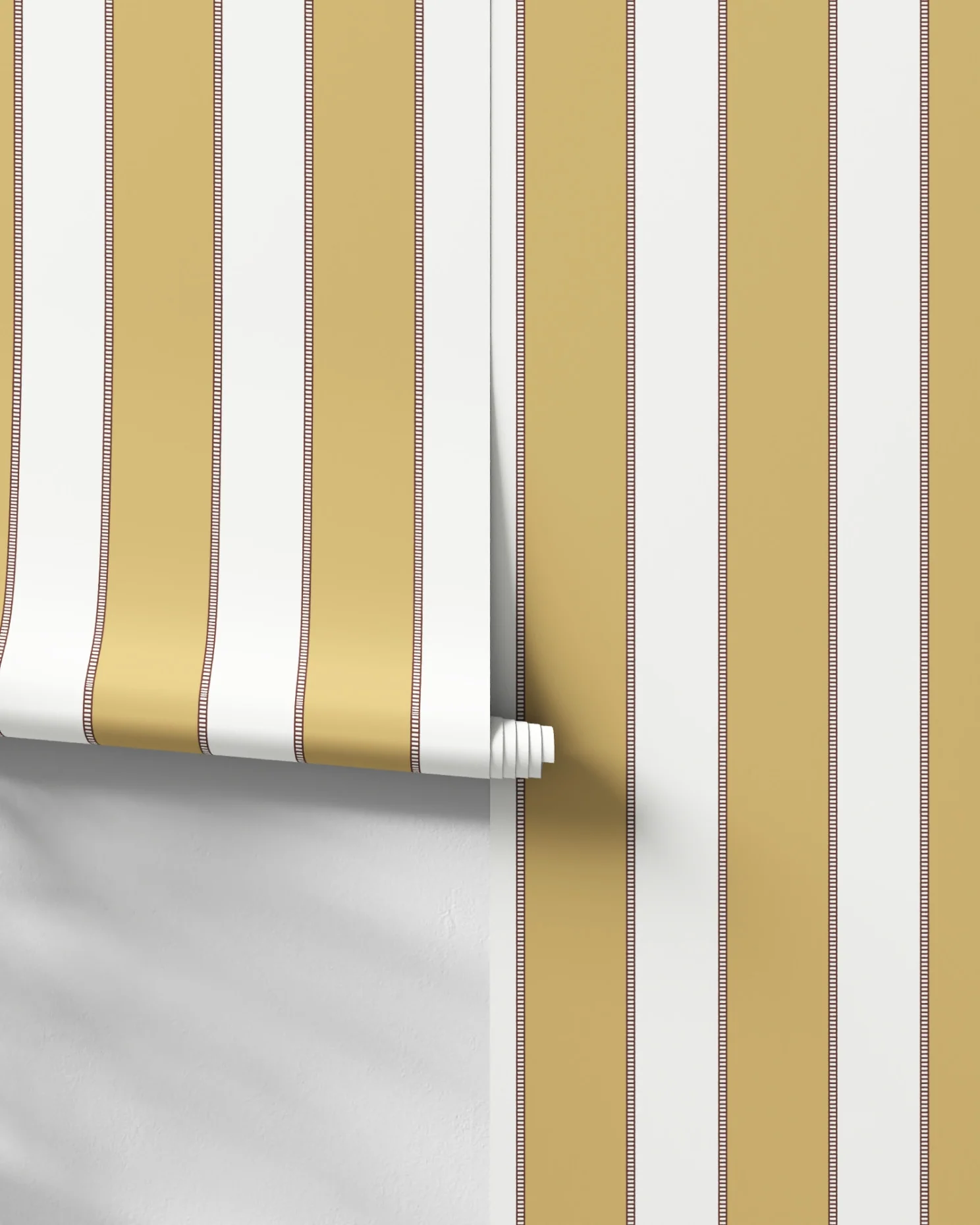 Trimmed Stripe Wallpaper - Image 12