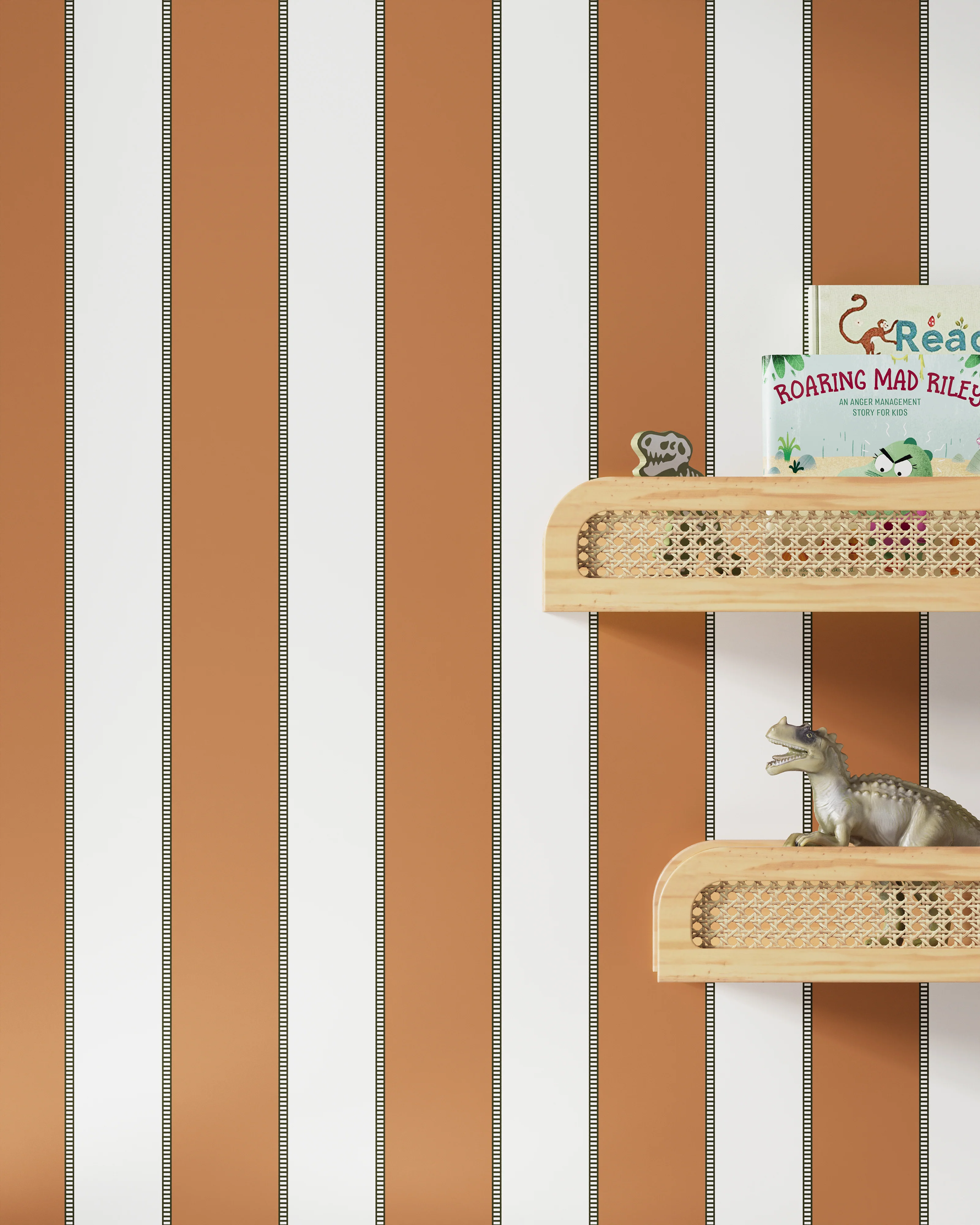 Trimmed Stripe Wallpaper - Image 21
