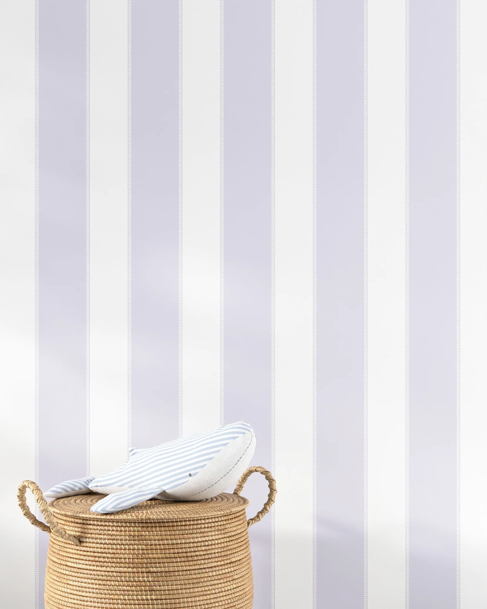 Trimmed Stripe Wallpaper - Image 5