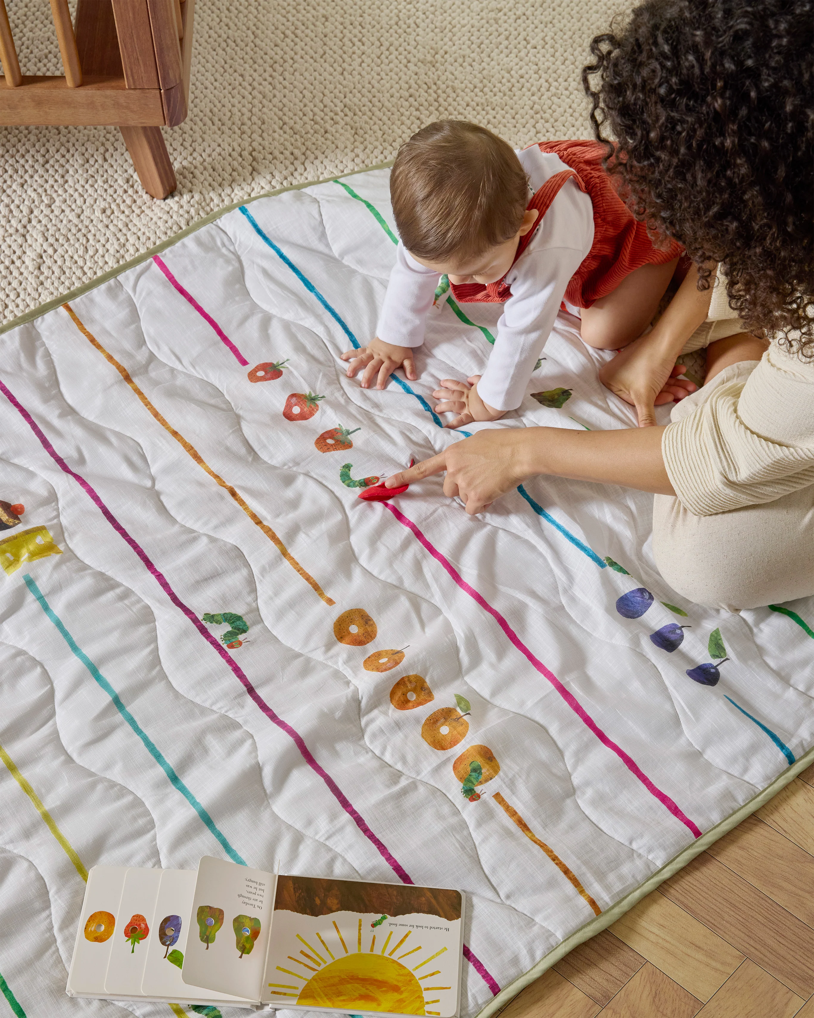 Very Hungry Caterpillar Baby Quilt | Eric Carle x Nestig - Image 4