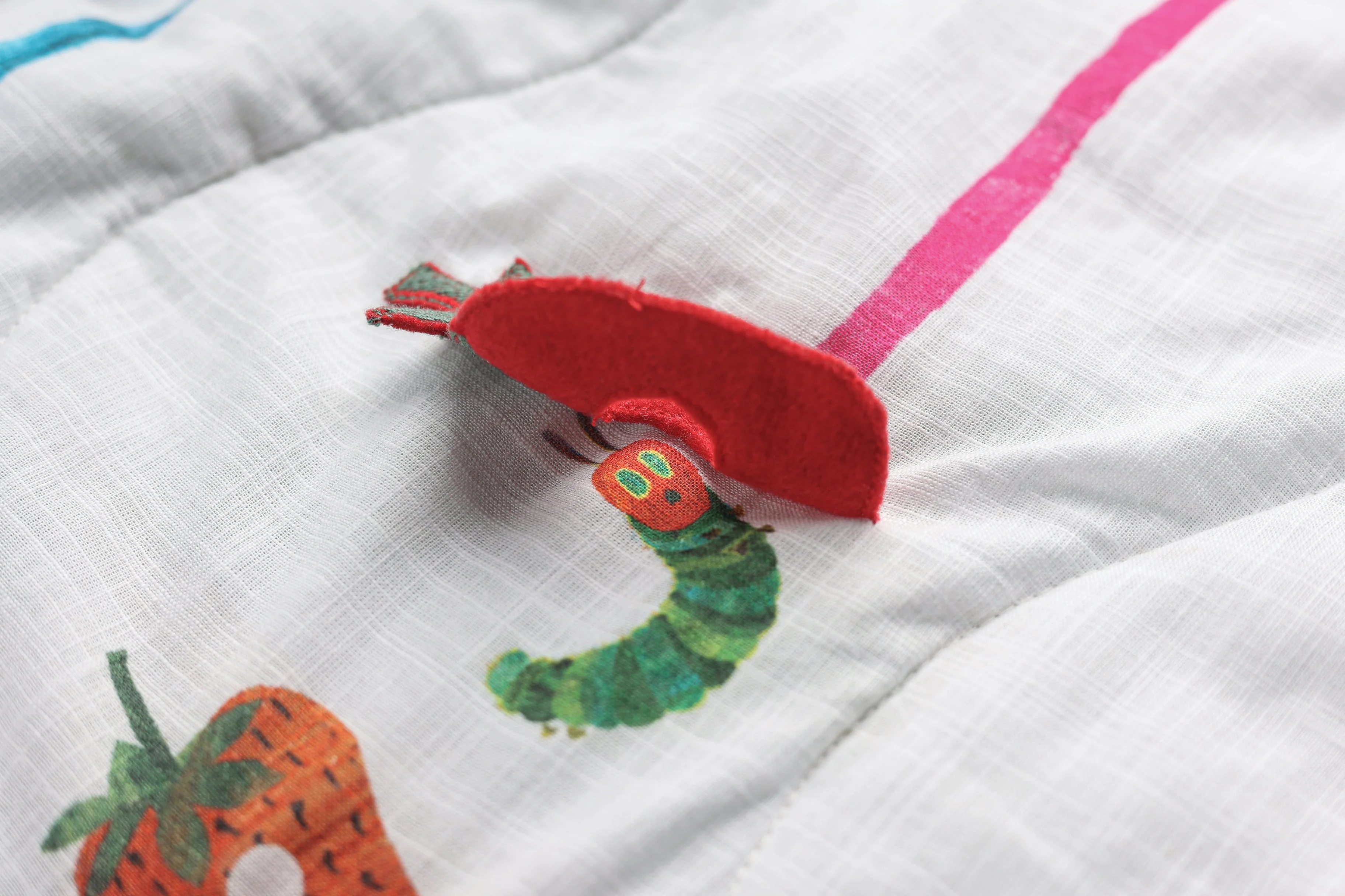 Very Hungry Caterpillar Baby Quilt | Eric Carle x Nestig - Image 5