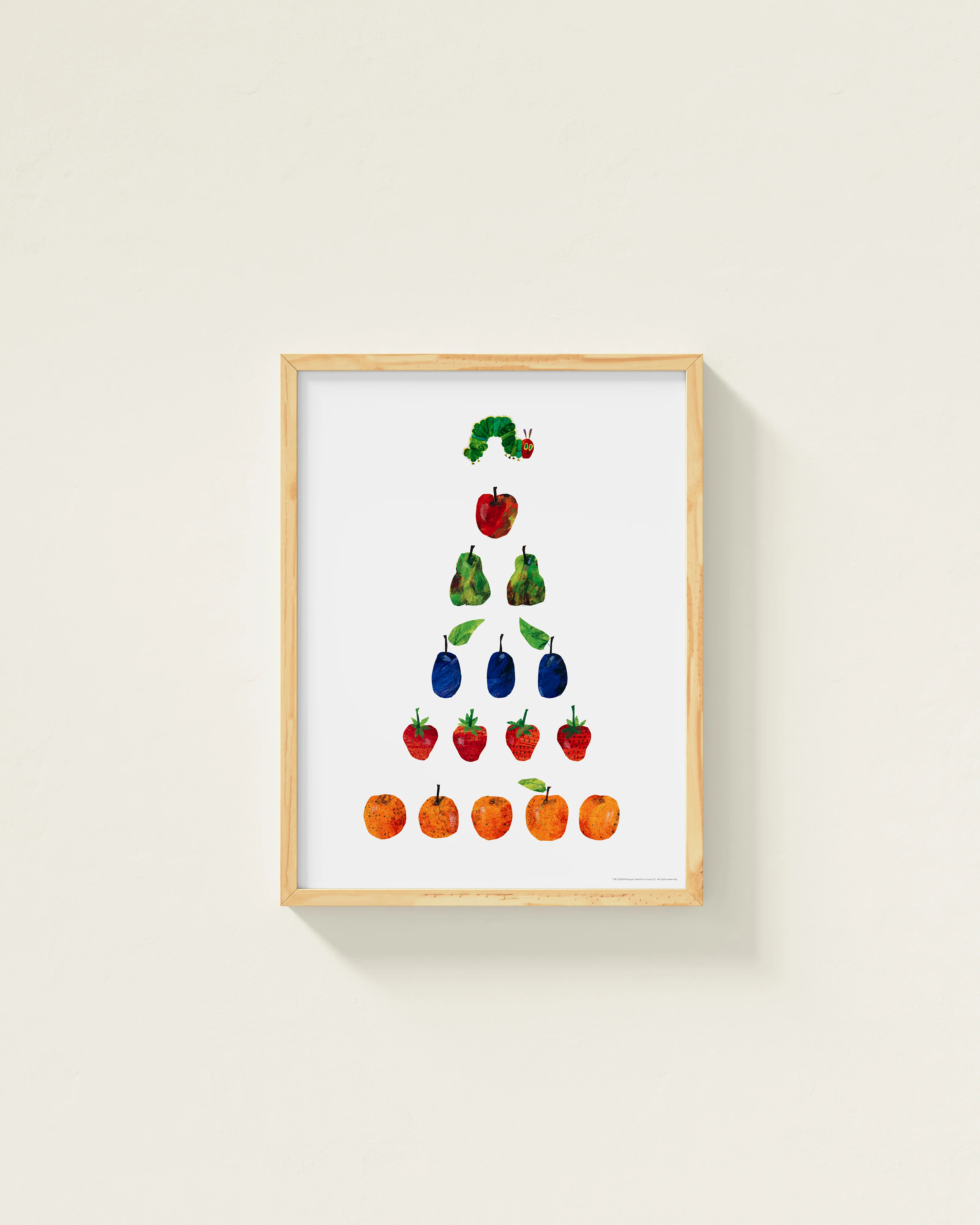 Very Hungry Caterpillar Framed Wall Art | Eric Carle x Nestig - Image 4