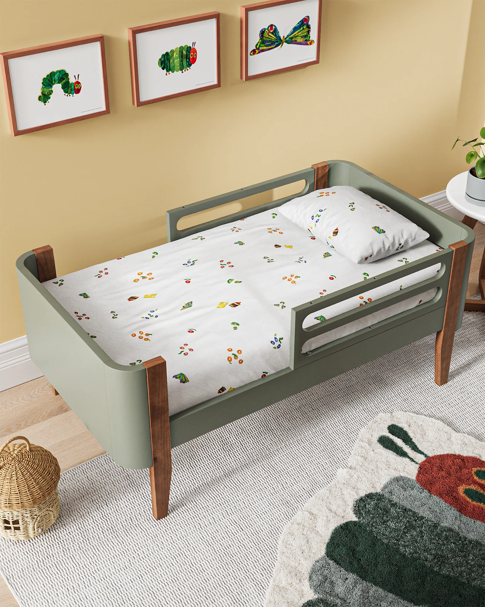Very Hungry Caterpillar Toddler Sheet Set | Eric Carle x Nestig - Image 2