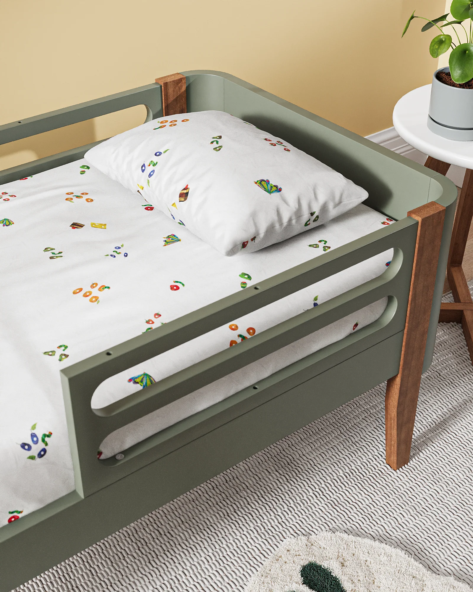 Very Hungry Caterpillar Toddler Sheet Set | Eric Carle x Nestig - Image 3