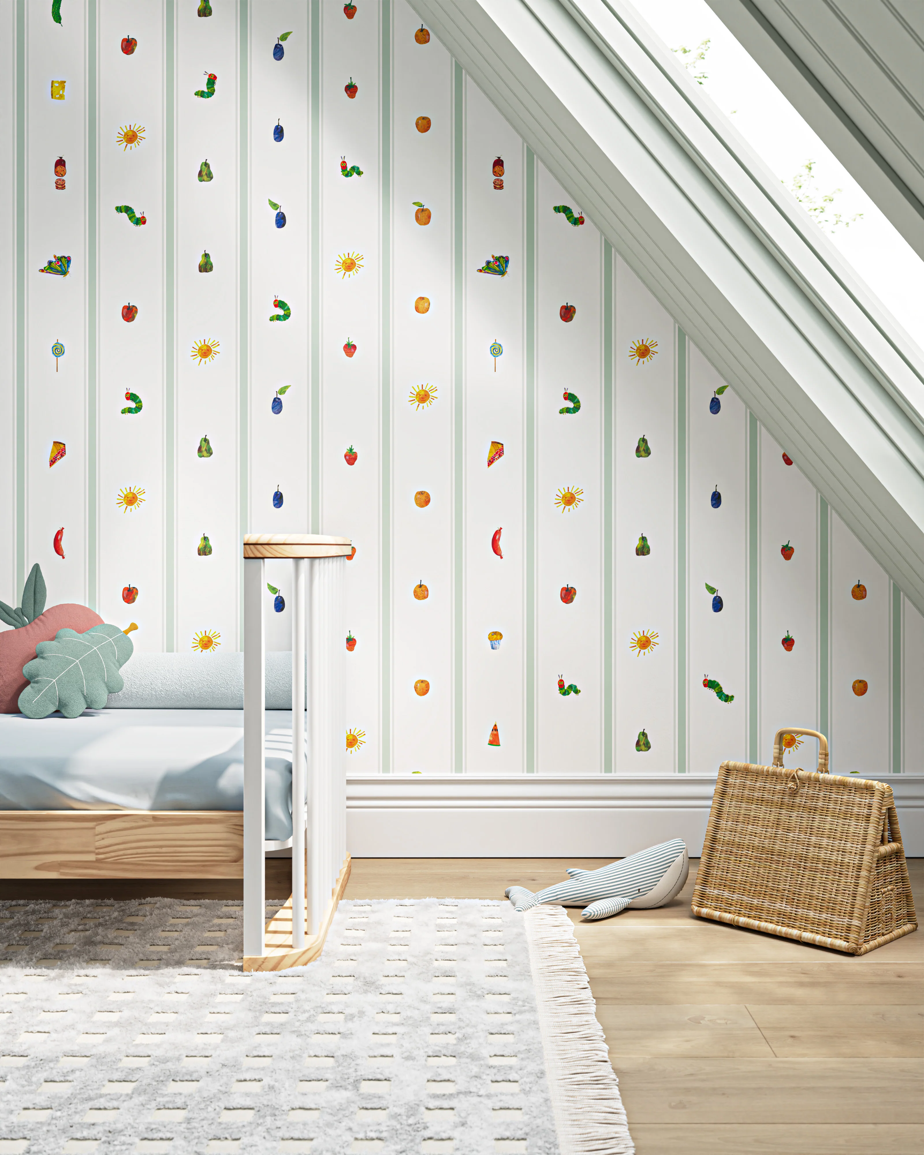 Very Hungry Caterpillar Wallpaper | Eric Carle x Nestig - Image 3