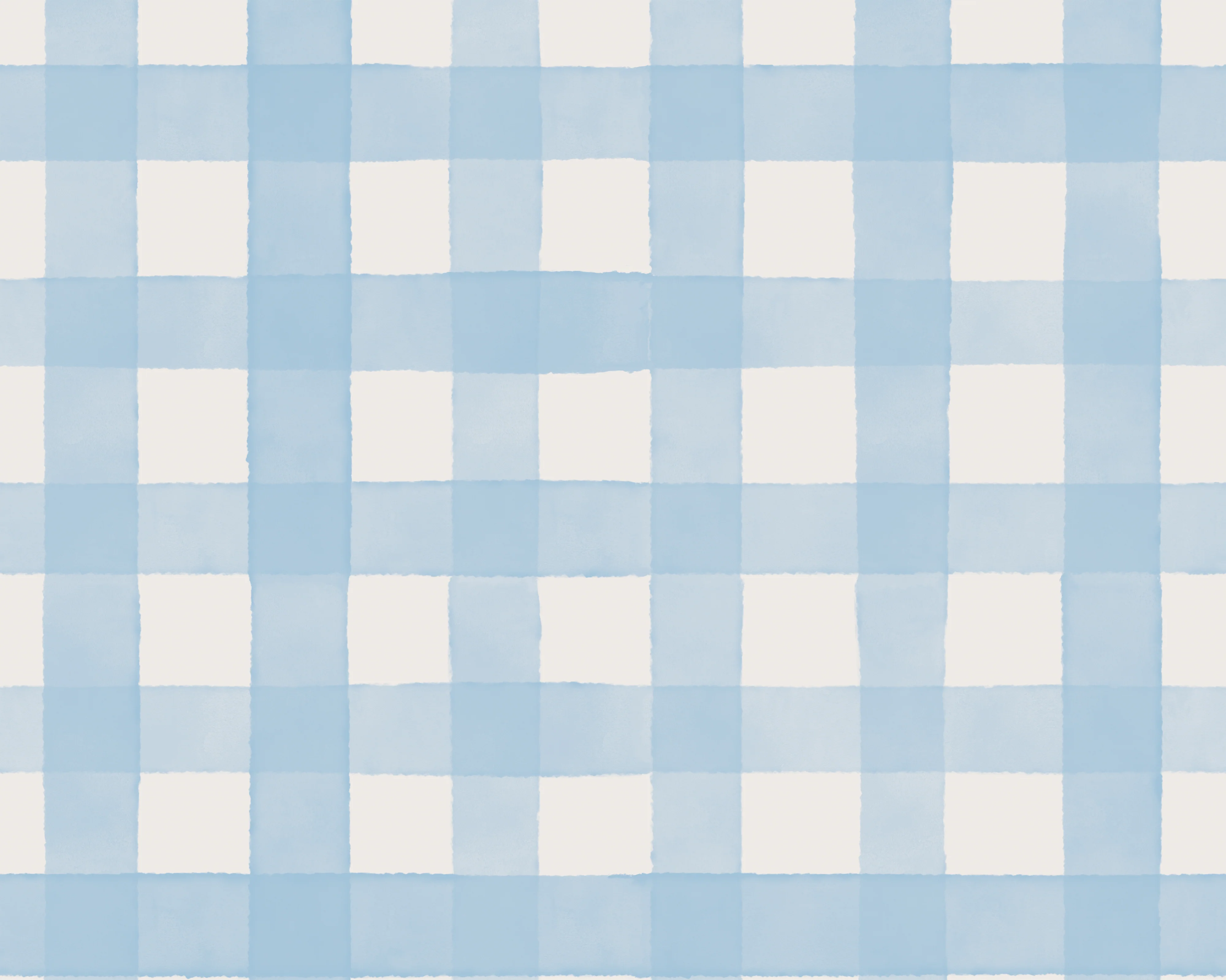 Watercolor Gingham Wallpaper - Image 3