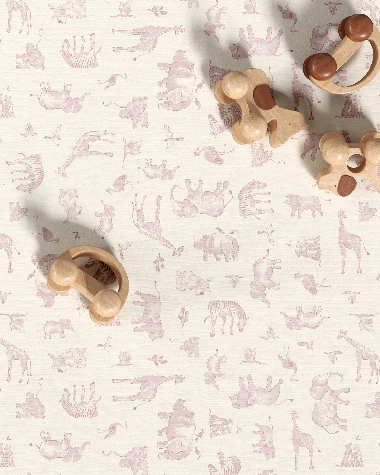 Watercolor Safari Crib Sheet Set - Image 8
