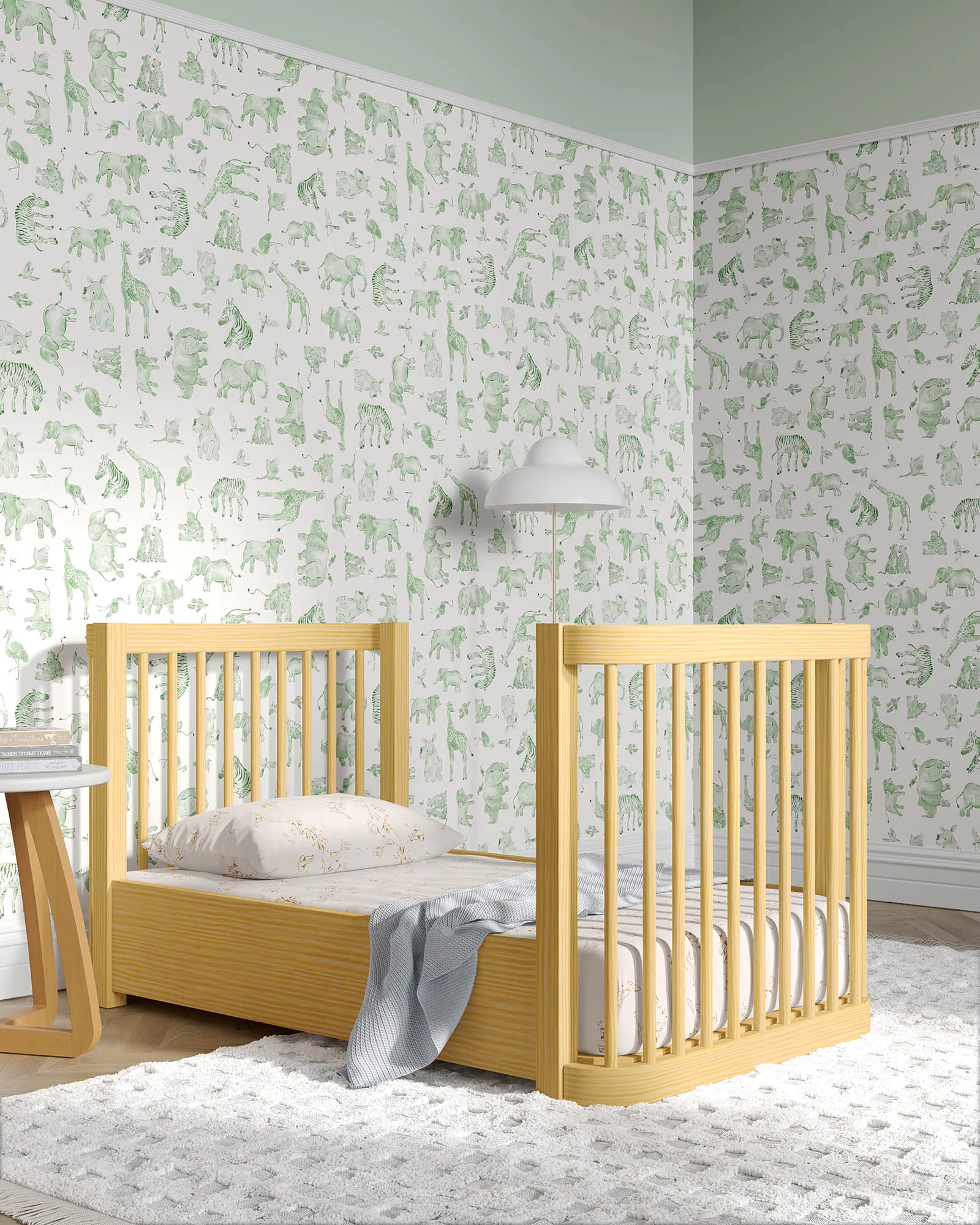 Watercolor Safari Wallpaper - Image 11