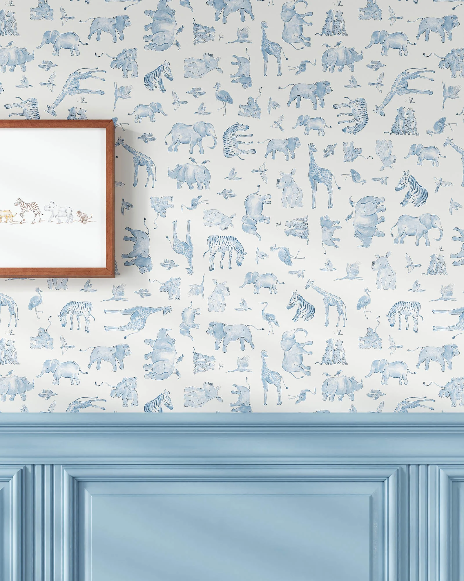 Watercolor Safari Wallpaper - Image 2