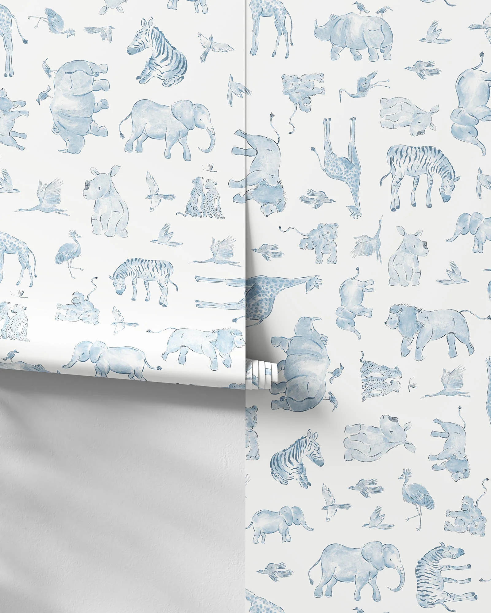 Watercolor Safari Wallpaper - Image 4