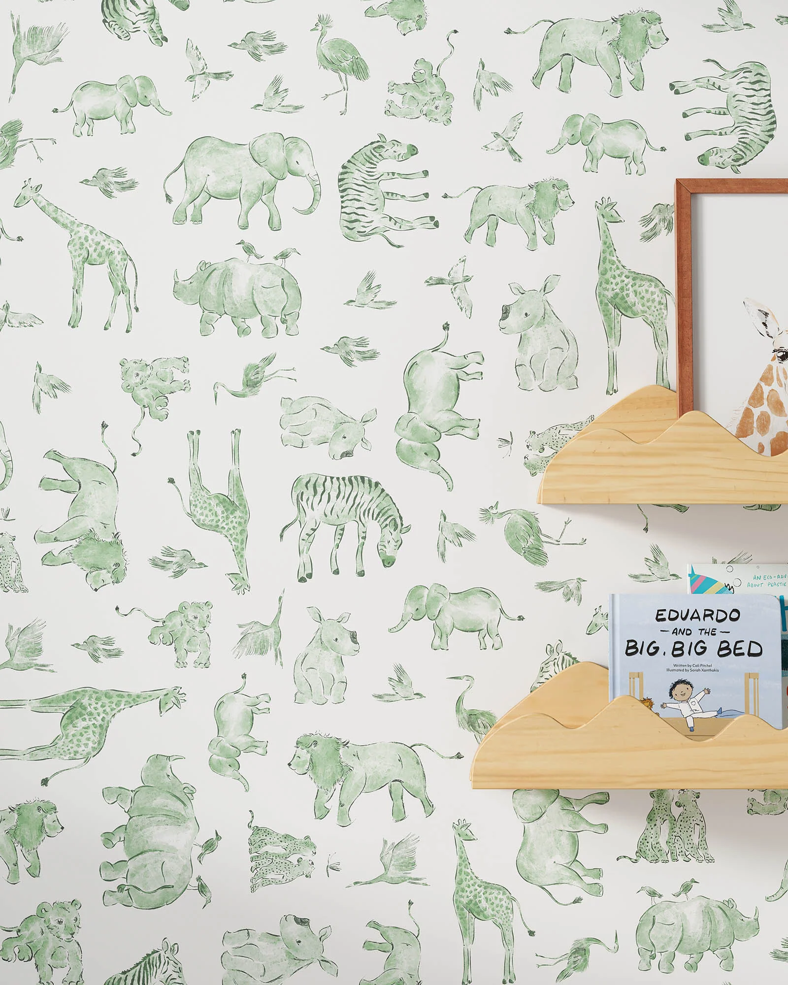 Watercolor Safari Wallpaper - Image 9