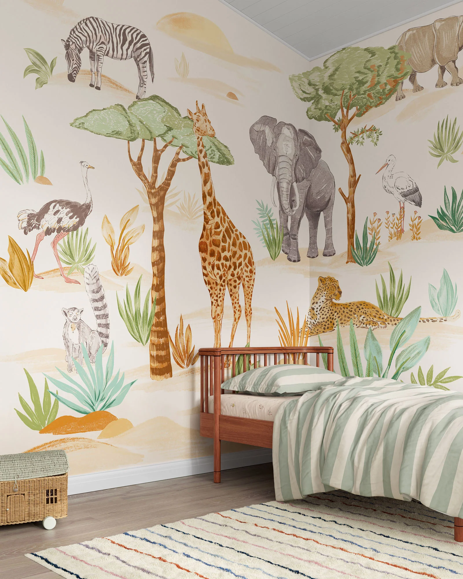 Wild Animals Wall Mural - Image 3