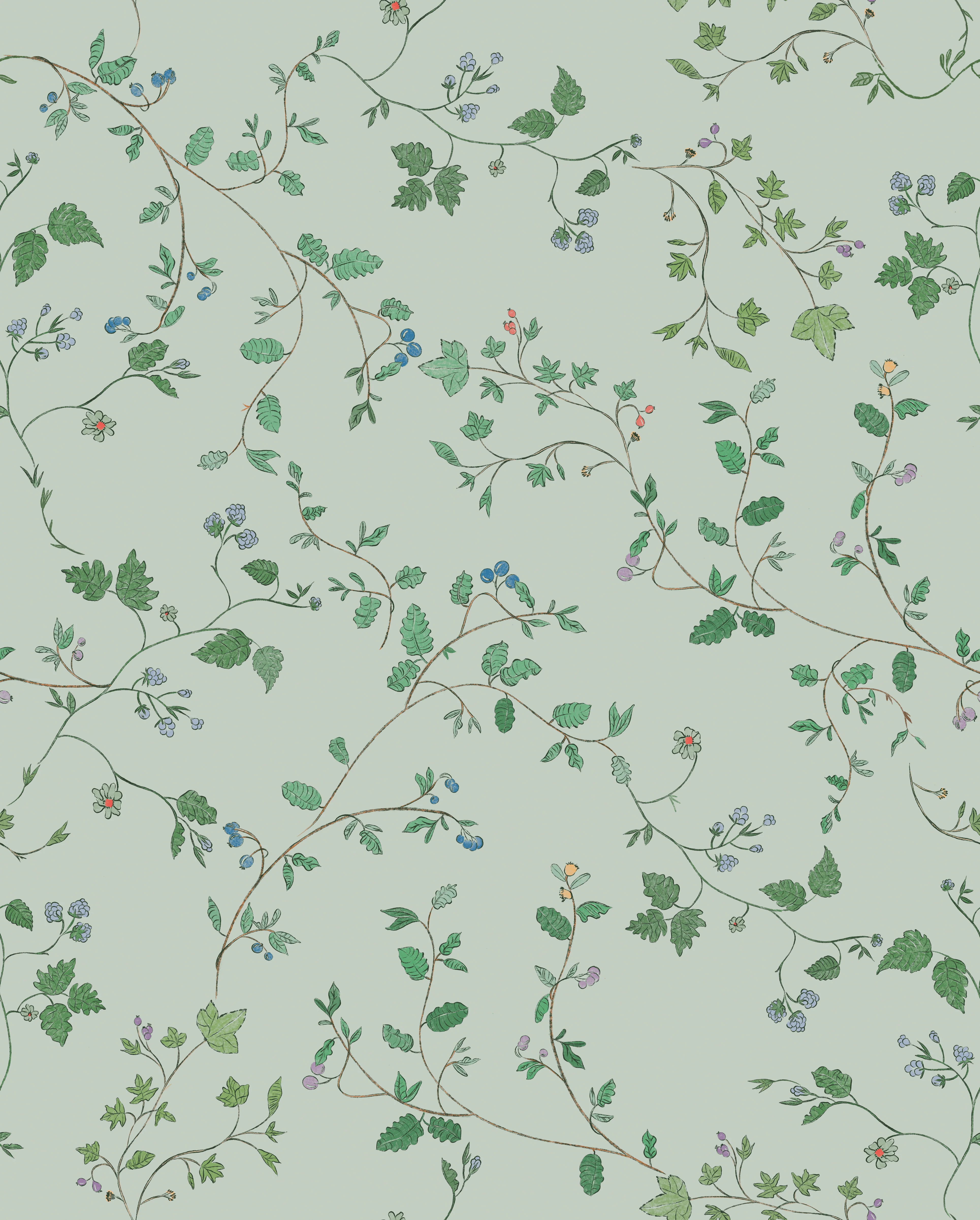 Wildberry Vine Wallpaper - Image 9