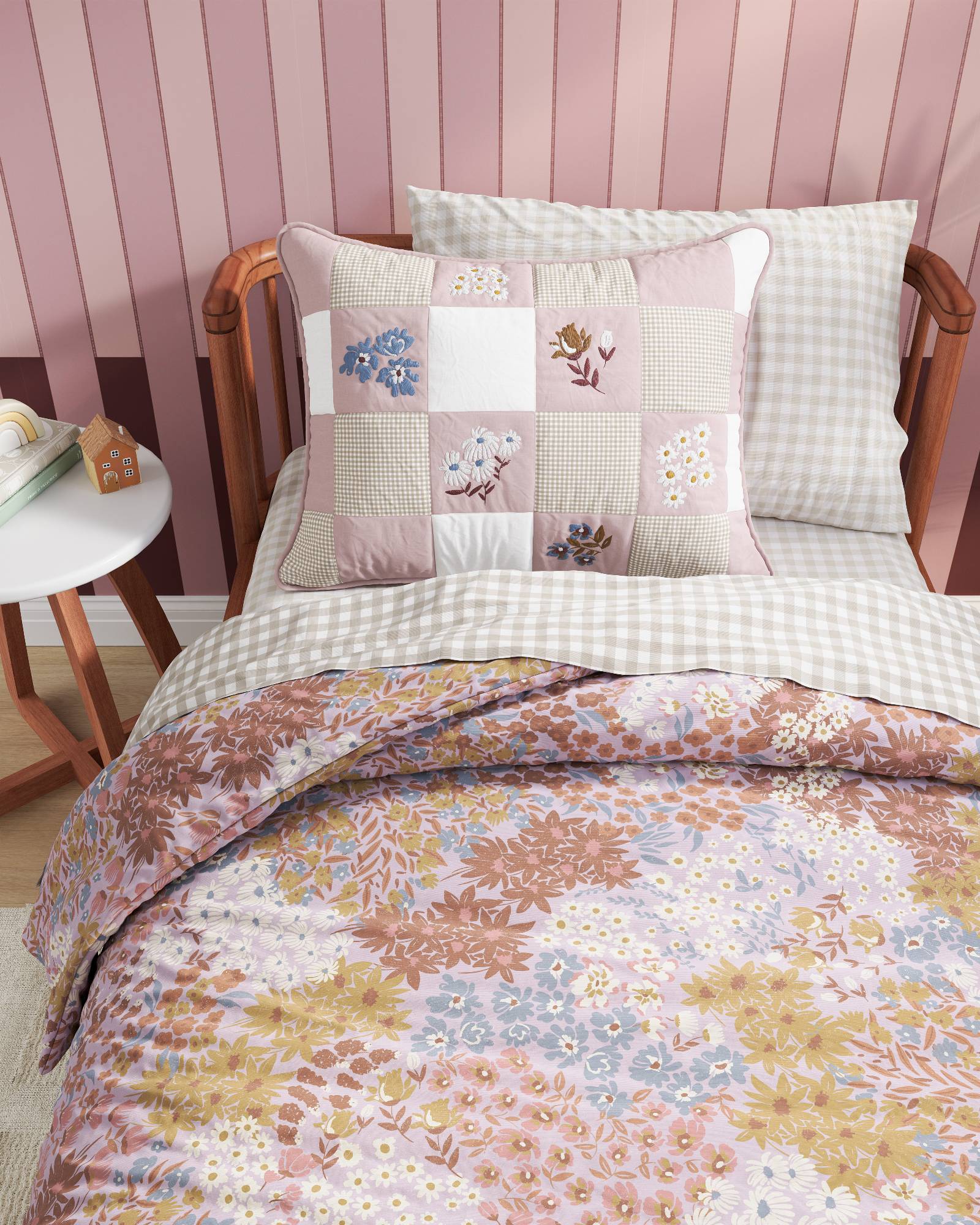 Wildflower Patchwork Twin Sham - Image 3