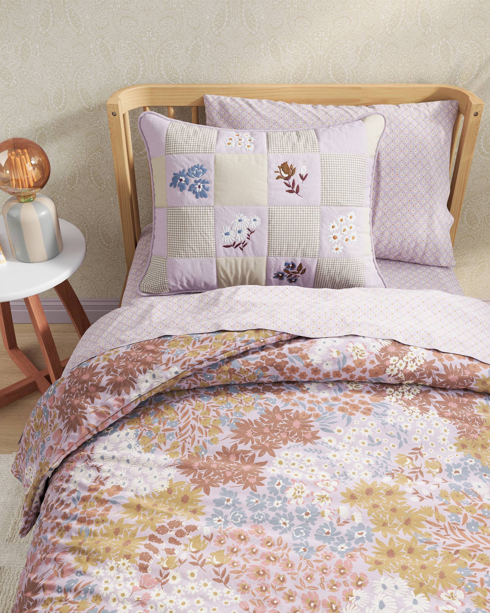 Wildflower Patchwork Twin Sham - Image 6