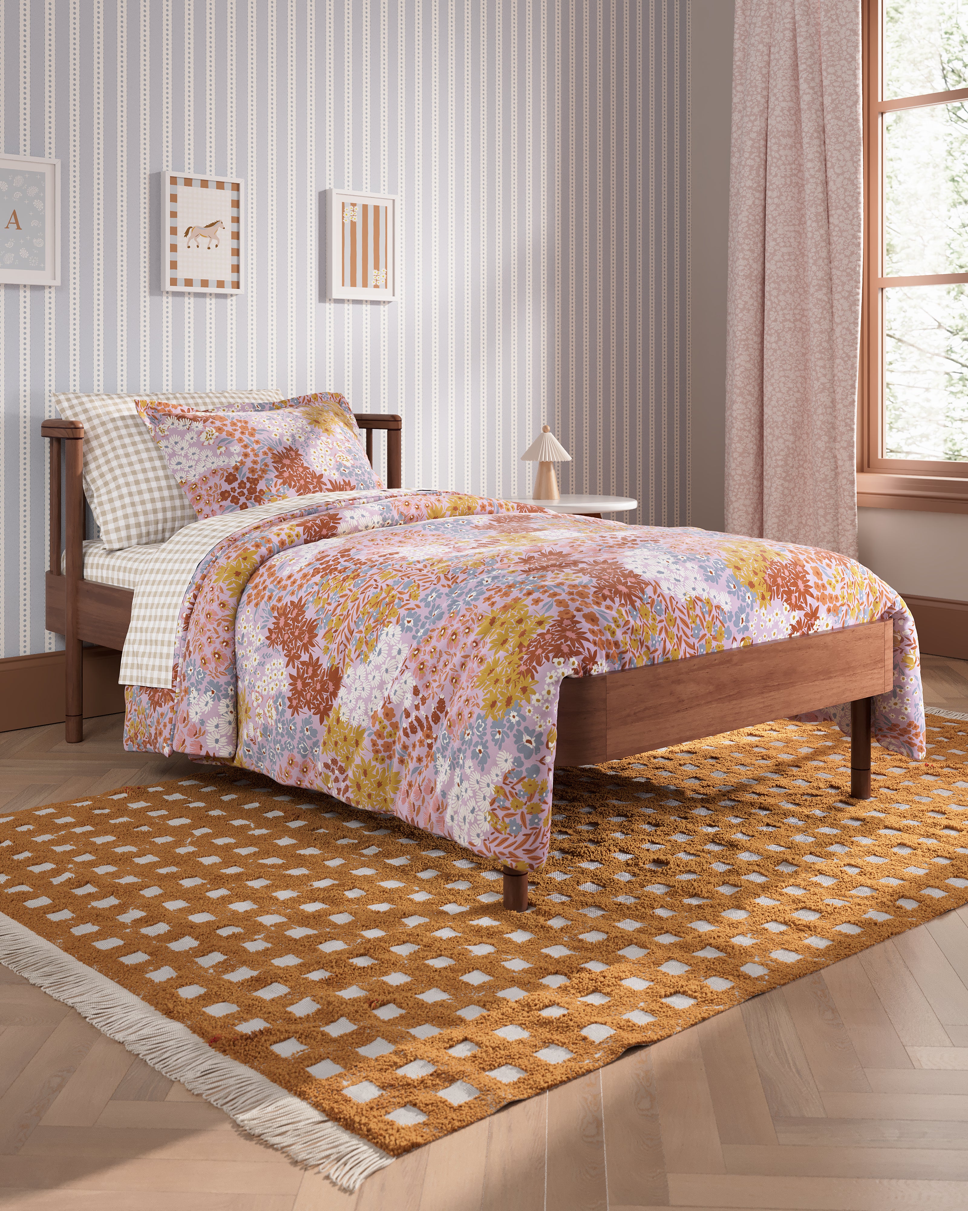 Wildflower Twin Duvet Cover Set - Image 6